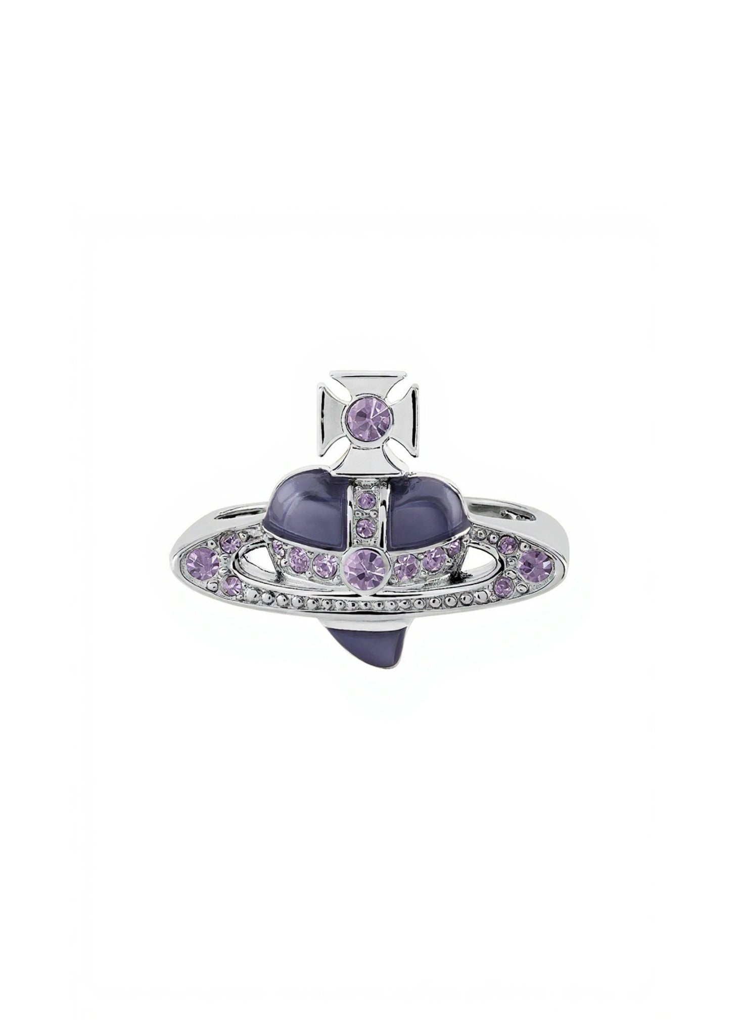 Diamante Heart Ring