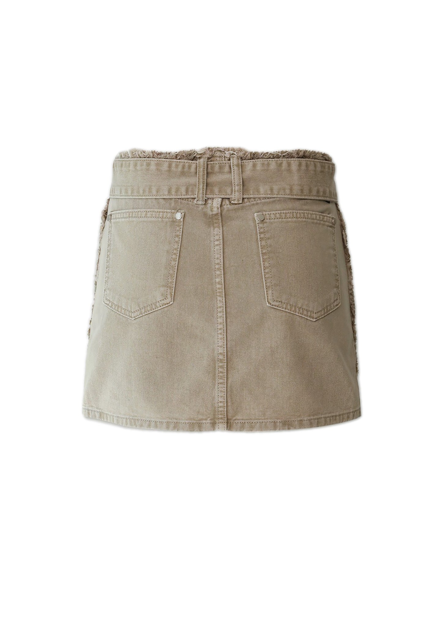 BE BELTED CUTTING SKIRT