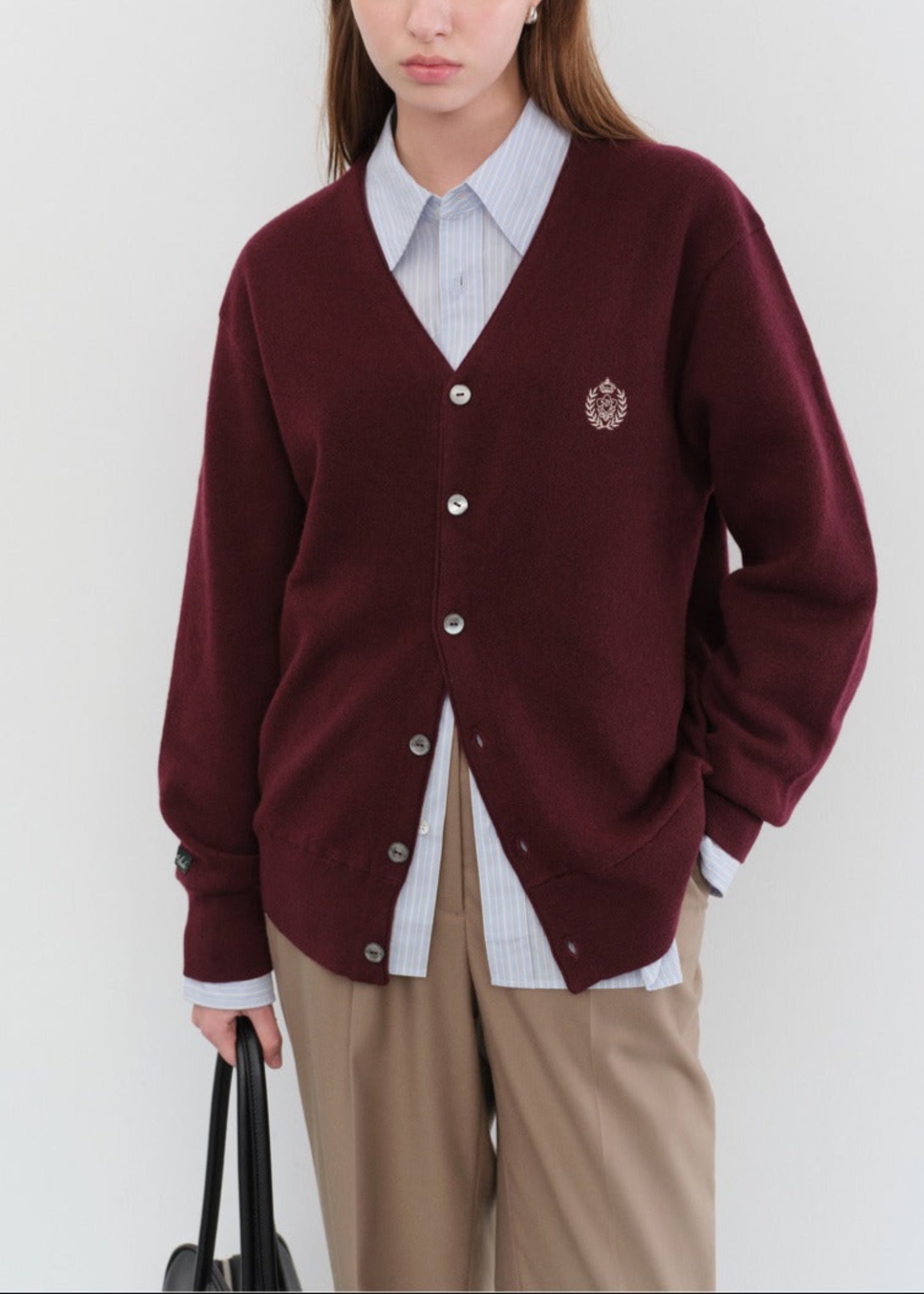 Essential Logo Knit Cardigan