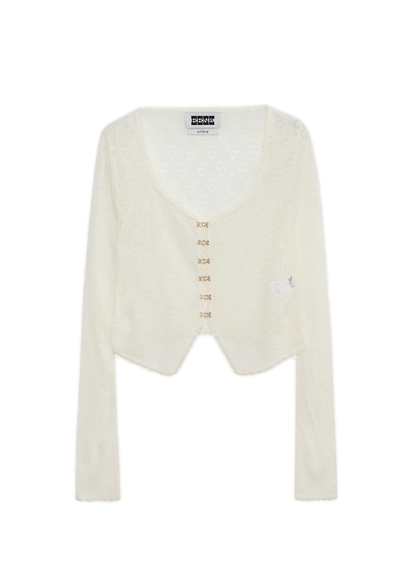 WIAMOND Diamond-Lace Cardigan