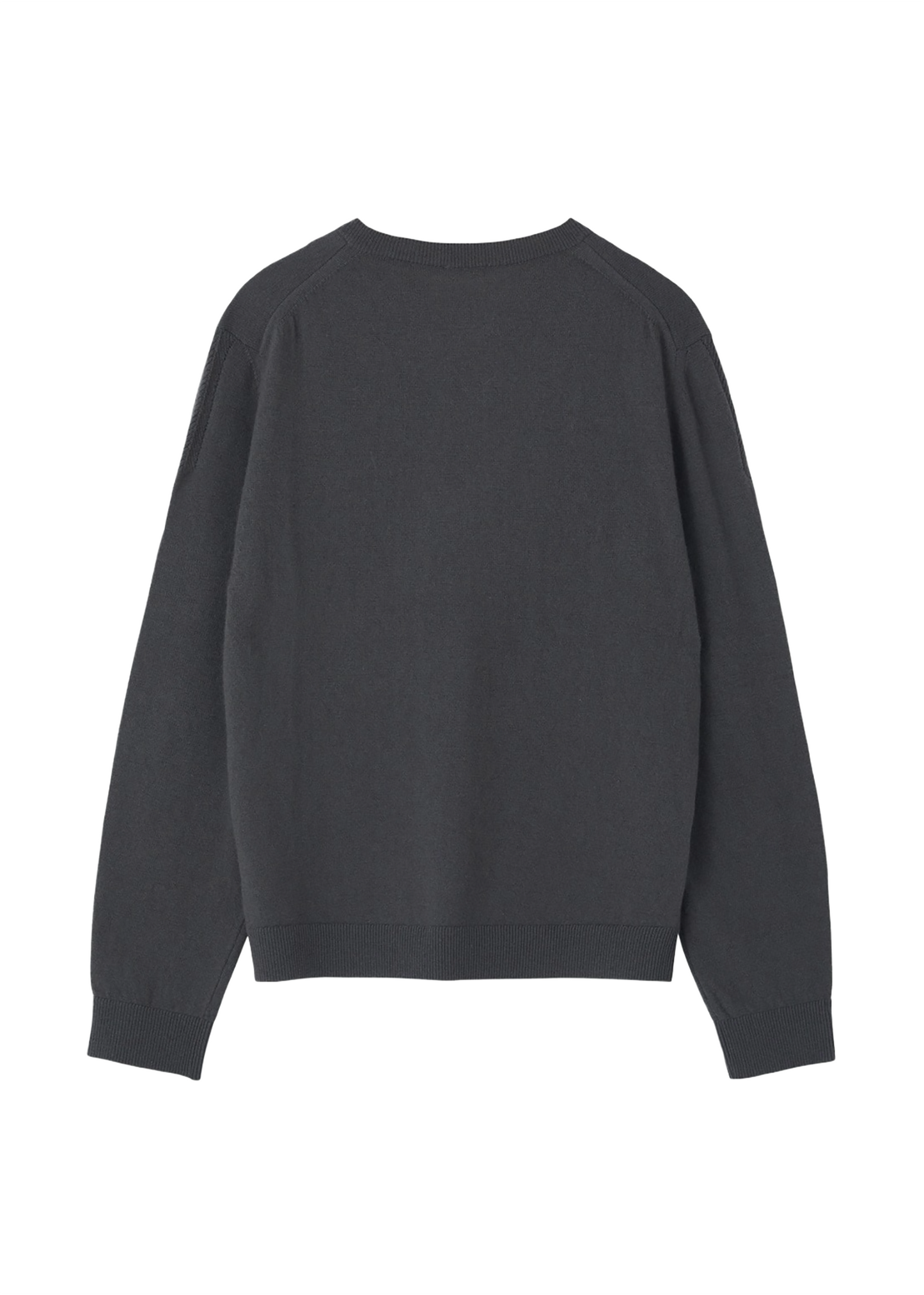 Contrast Layered V-neck Knit Top