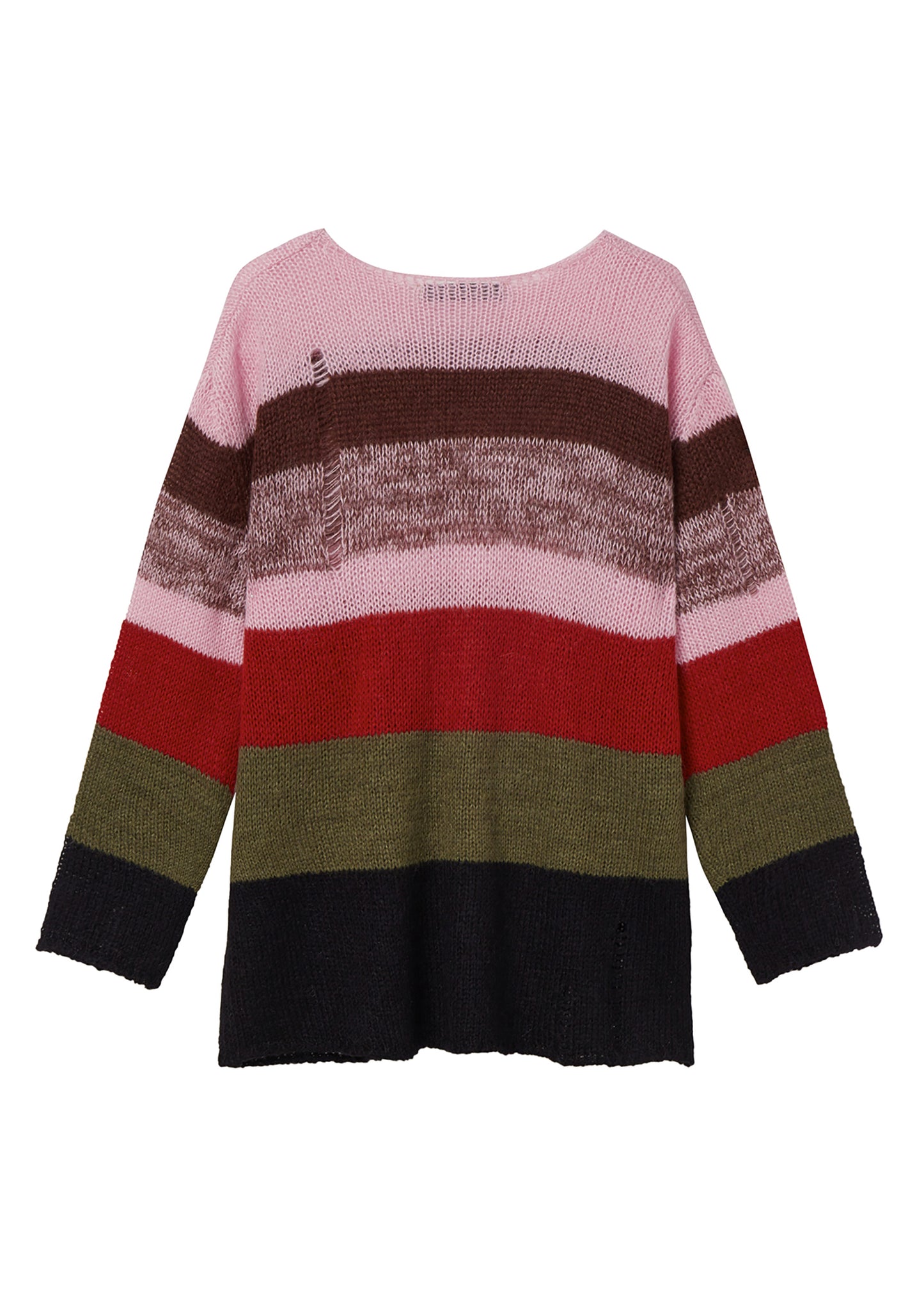 Multi Stripe Knit Sweater