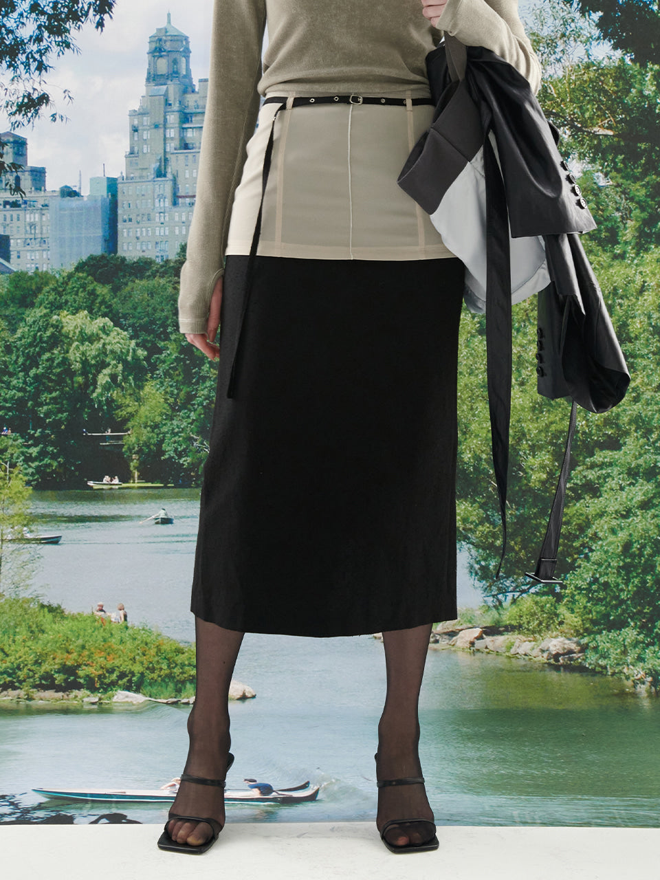 Sheer Layered Skirt