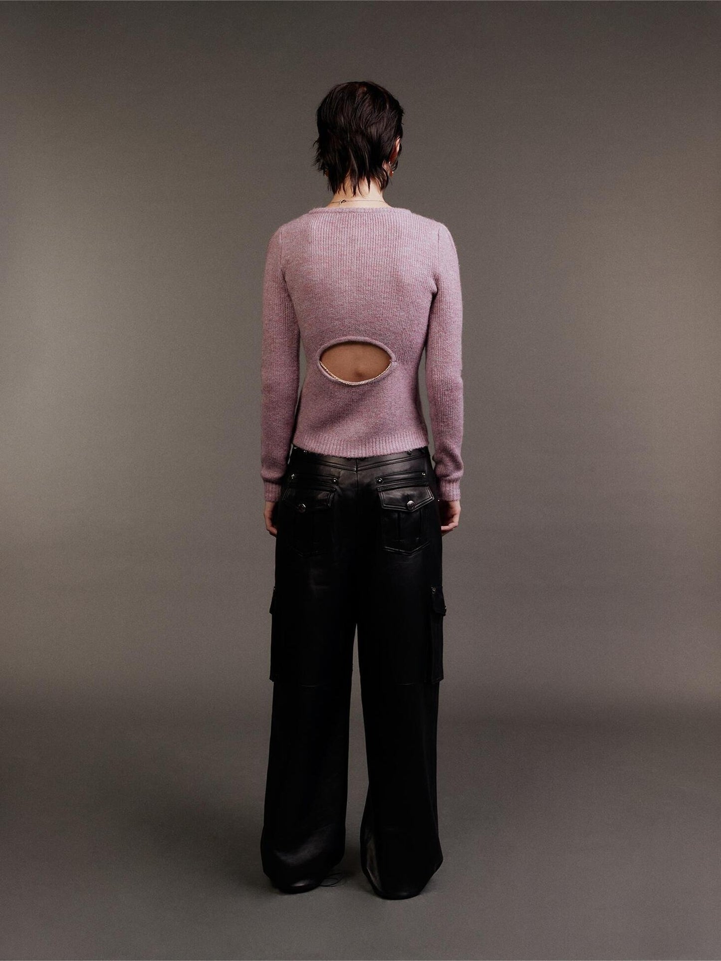 Cut-Out Mhair Cardigon