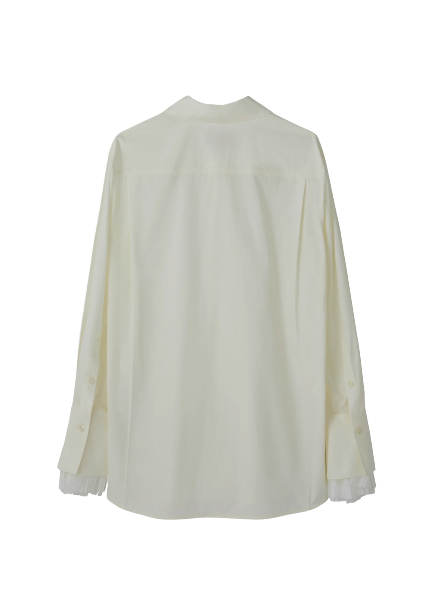 Pleats Cuffs Point Shirt