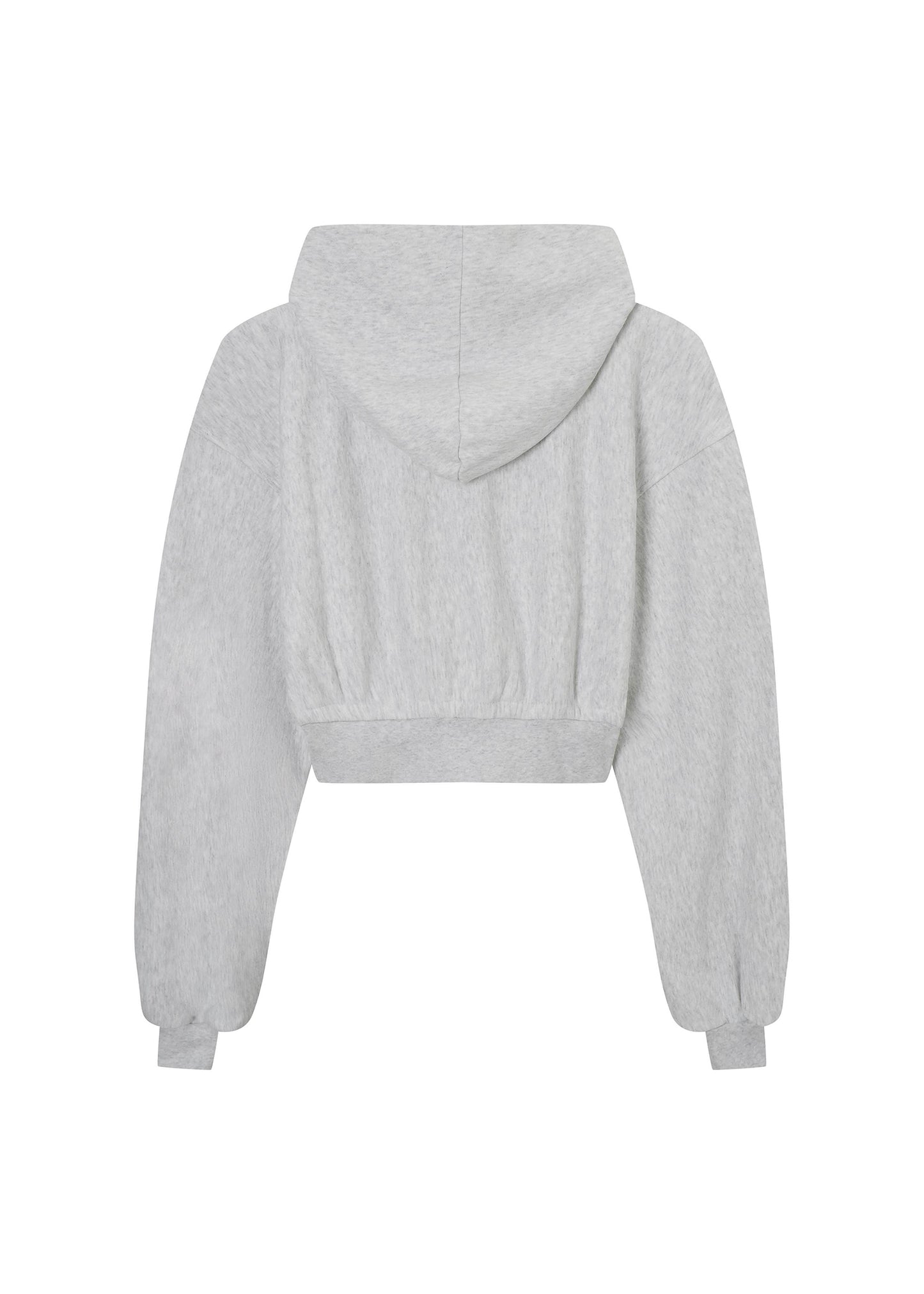 Cropped Zip Hoodie