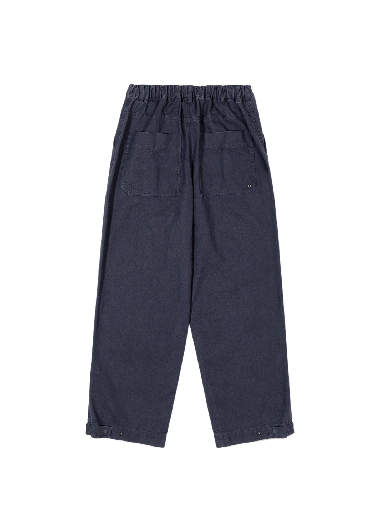 Washed Cotton Wide Pants