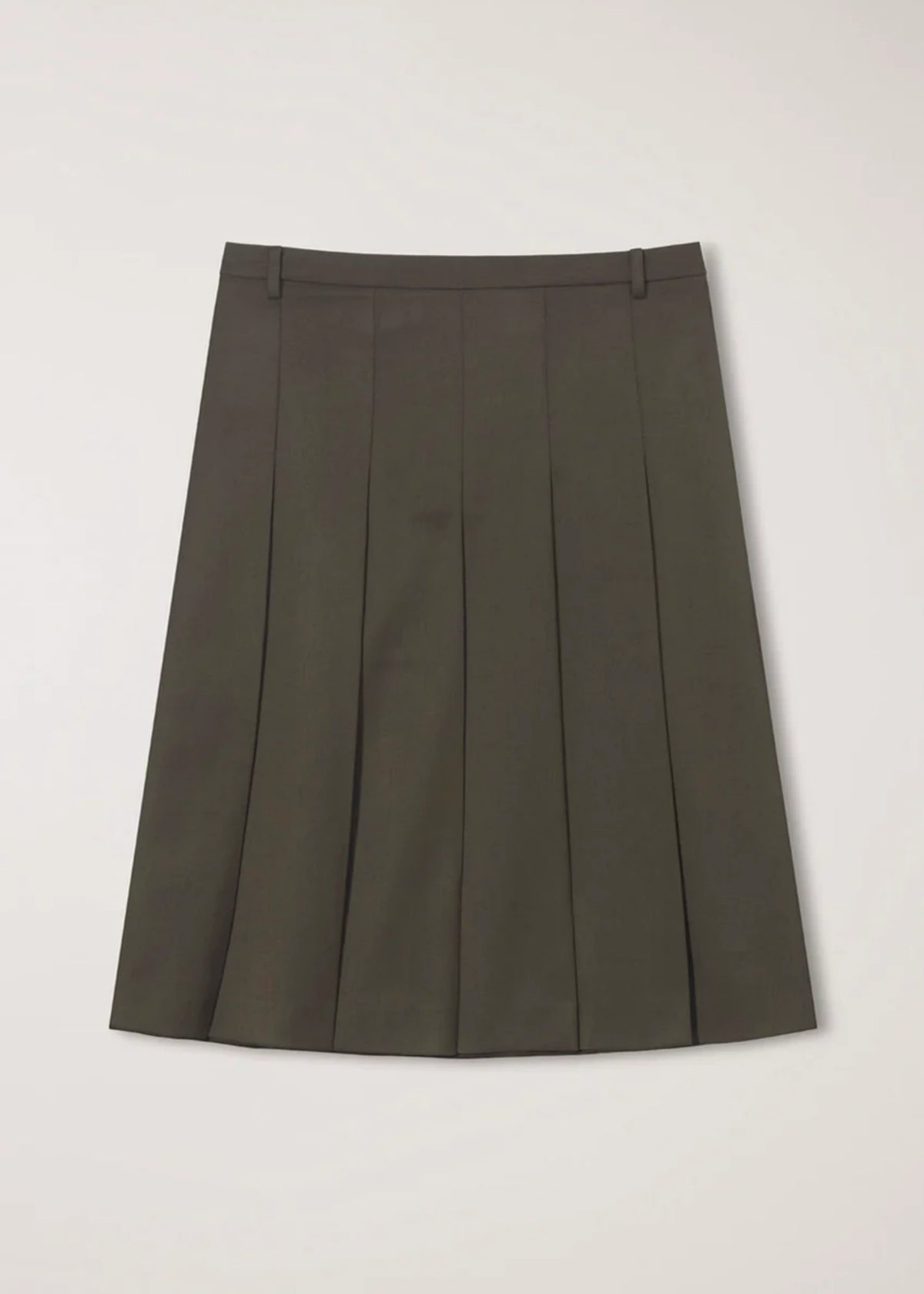 Pleats Midi Wrap Skirt