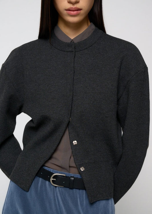 Rounded Sleeve Cardigan