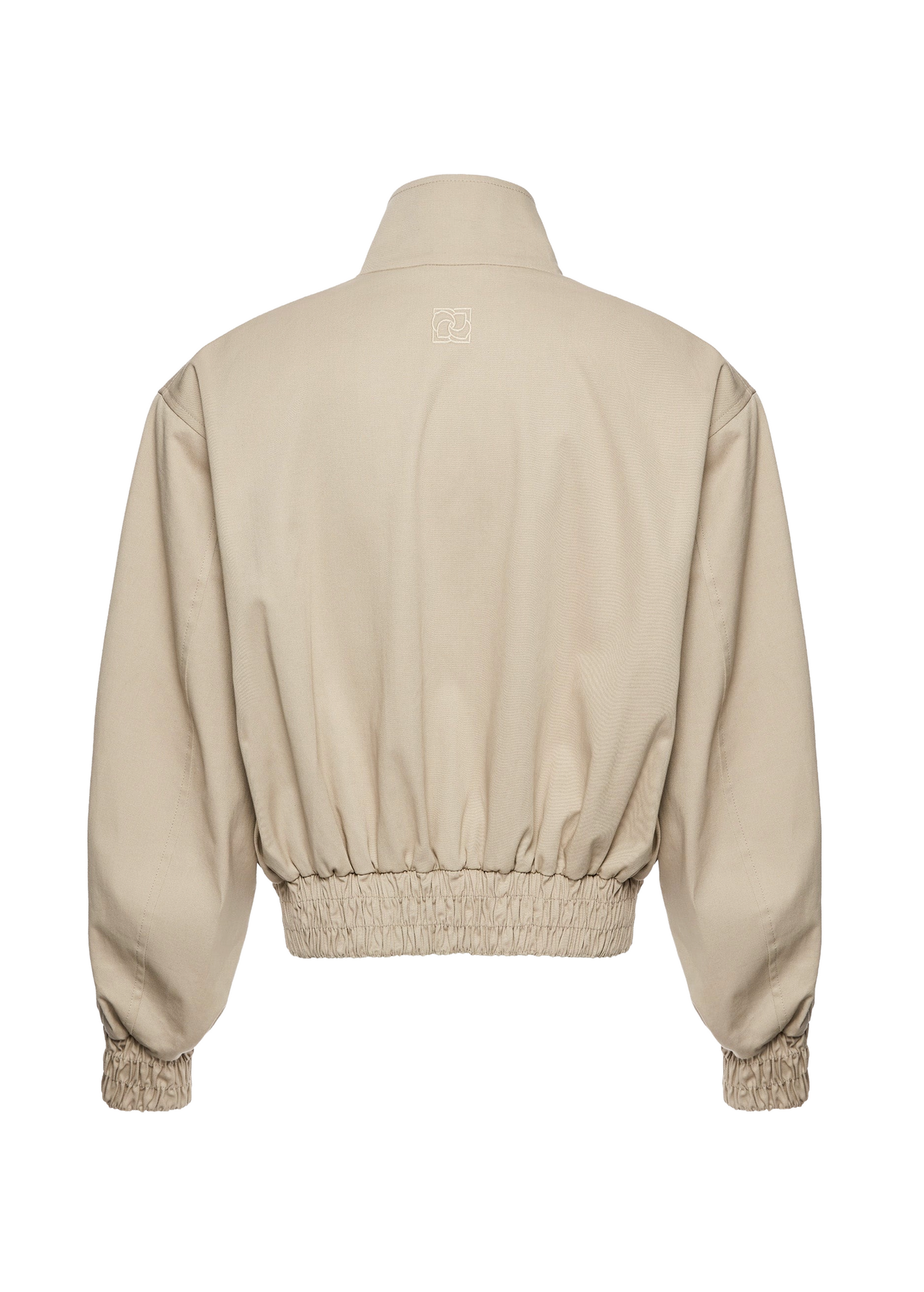 High-neck Cropped Bomber