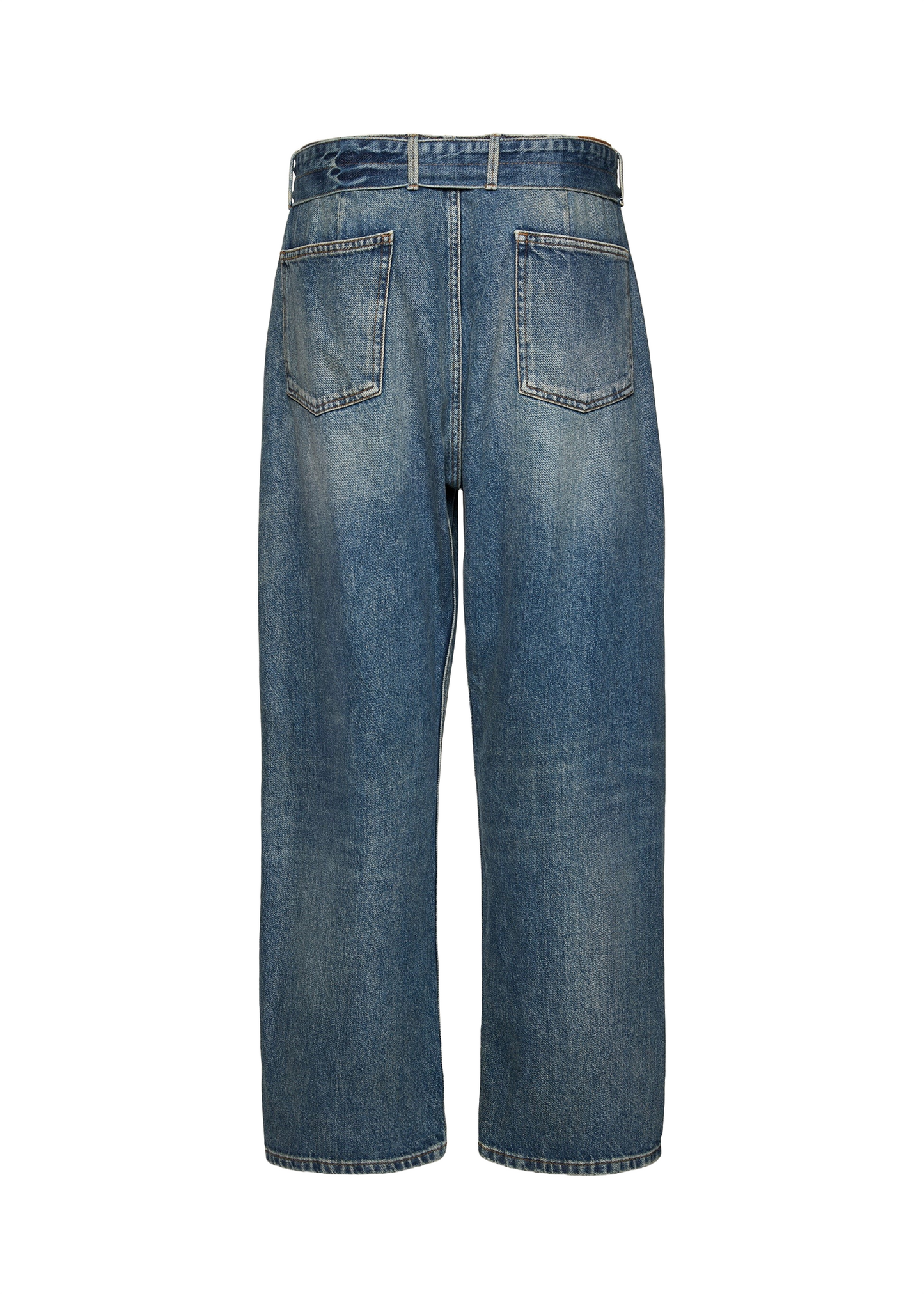 Belted Loose Leg Denim