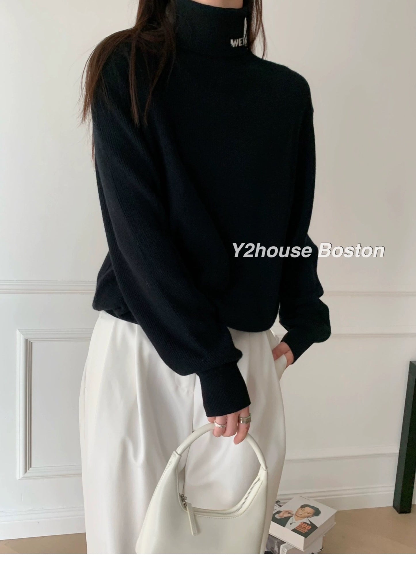 Knit Roll-neck Sweater