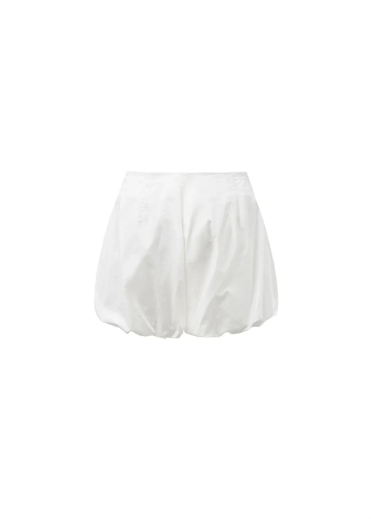 Volume Shirring Shorts