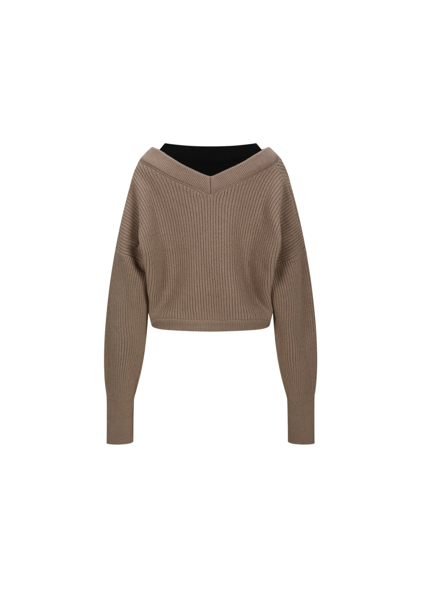 Wool-blend Knit Cardigan