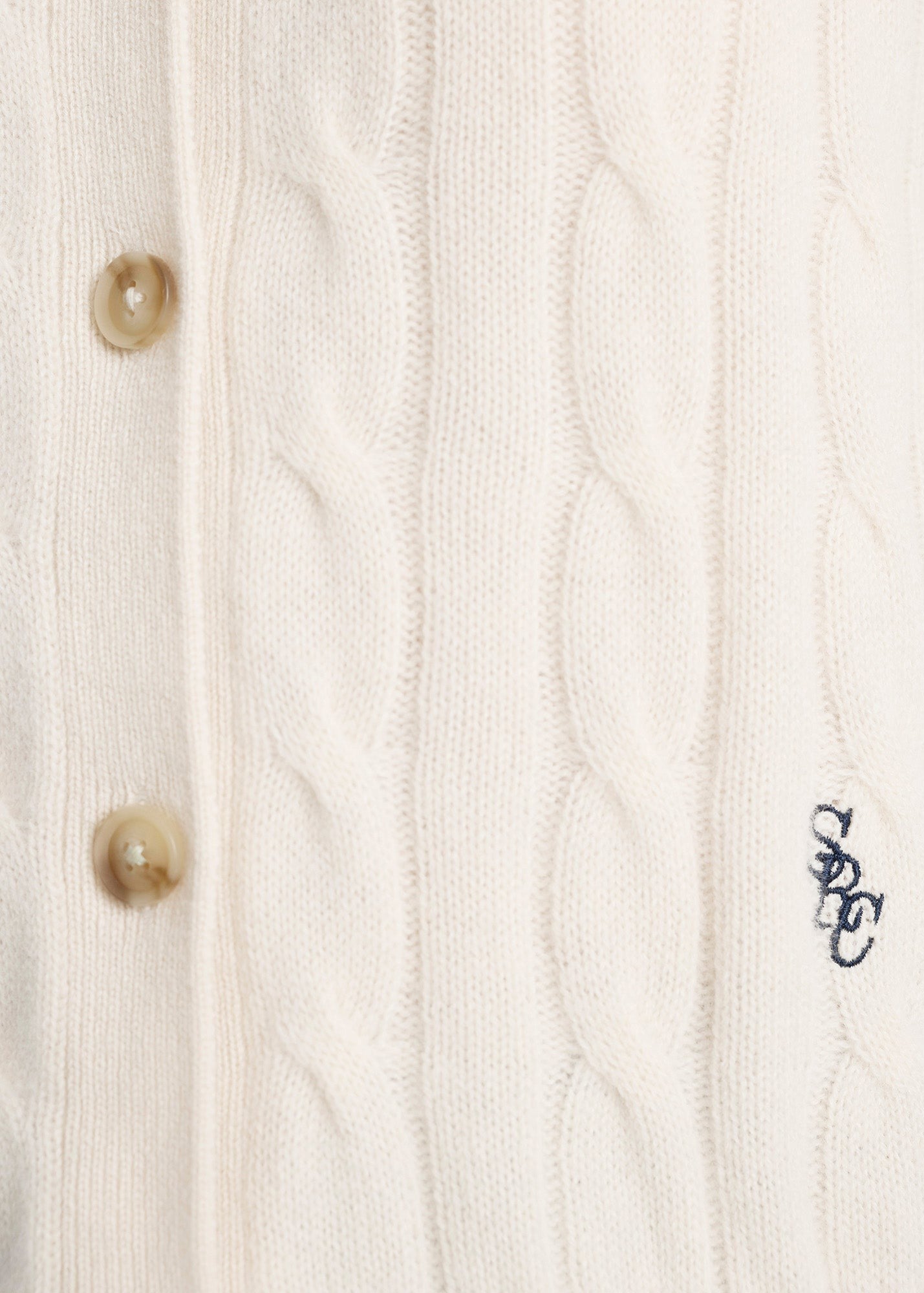 SRC Cableknit Cashmere Cardigan