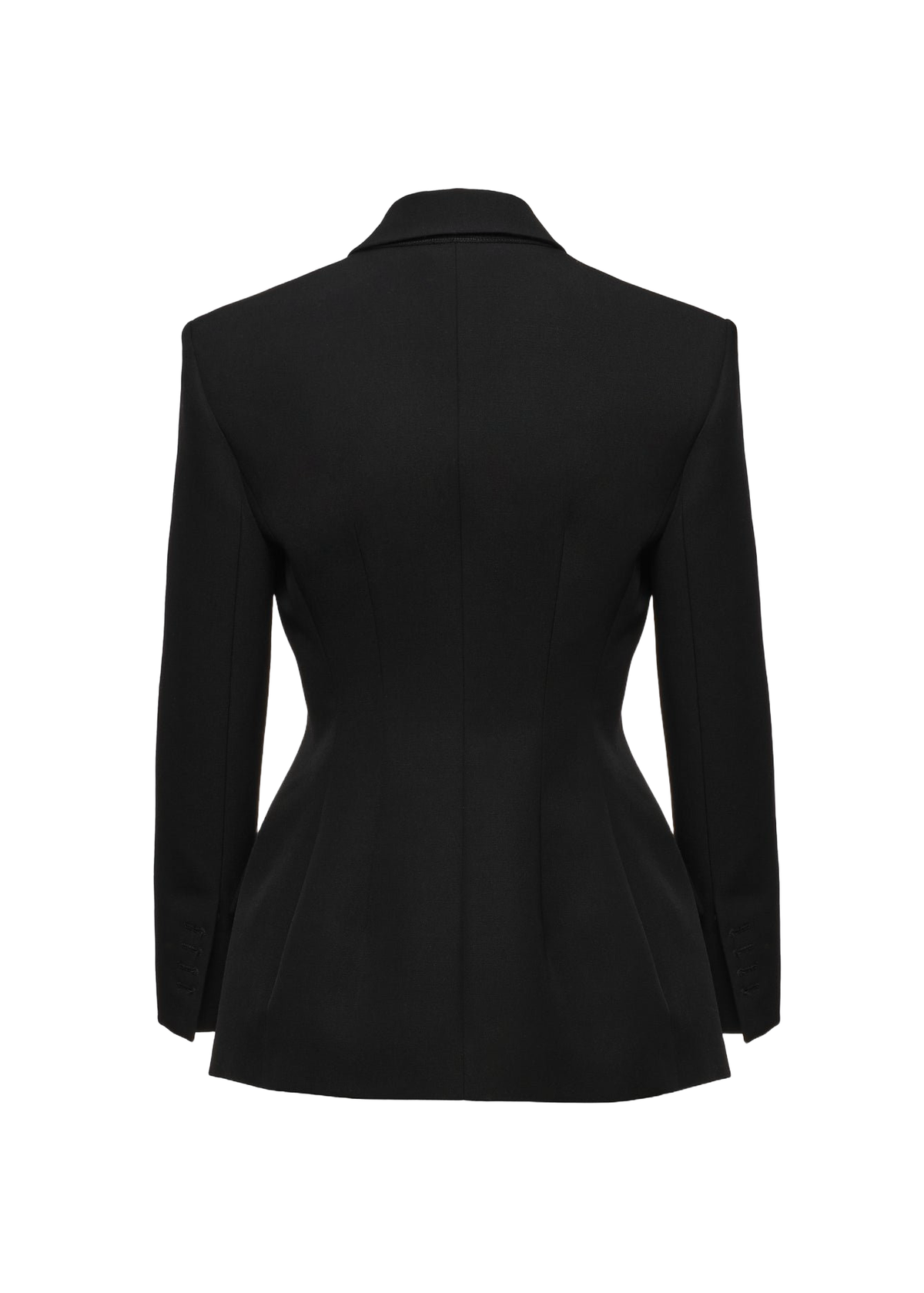 Double-breasted Wool Tailored Blazer