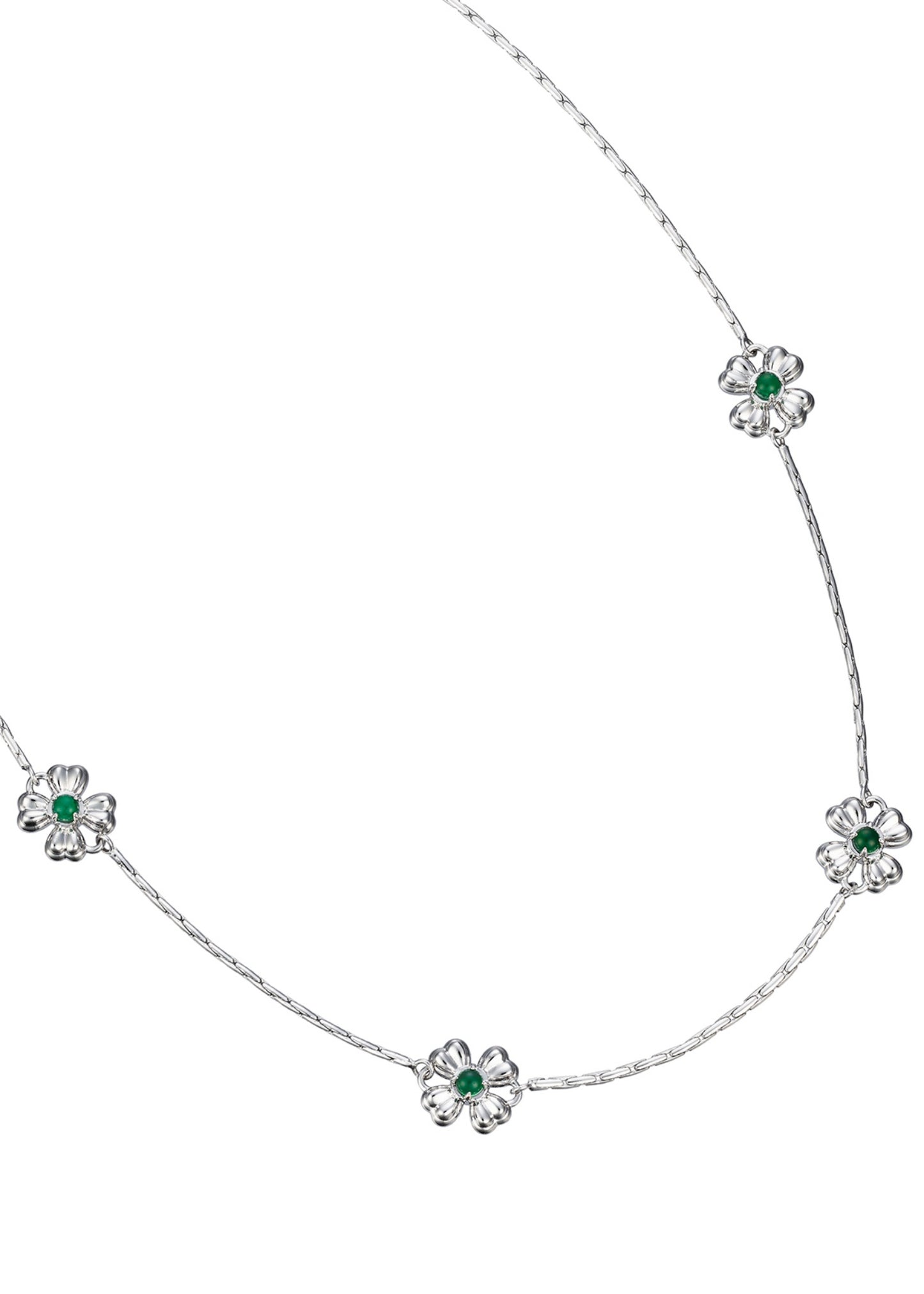 Green Clover Dot Collar