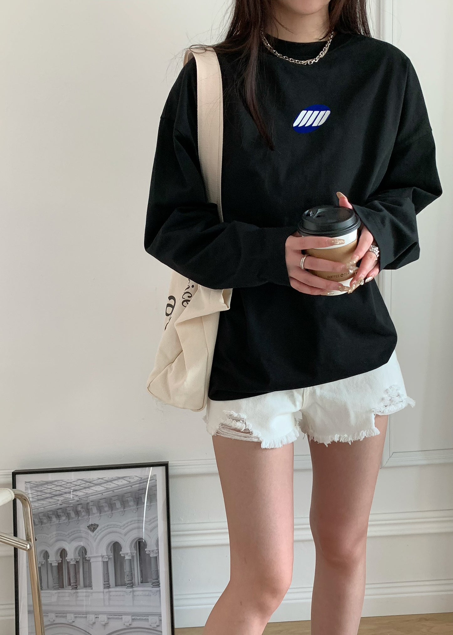 Small Logo Long-sleeved Tee