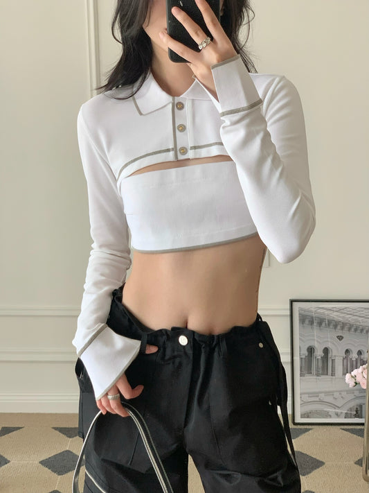 Shrunken Snap Polo