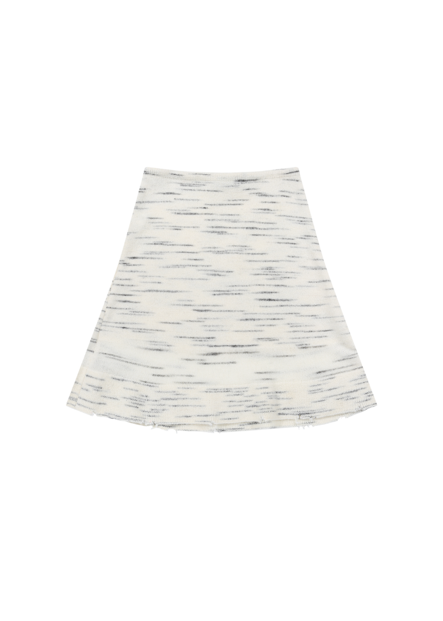 Wool Alpaca Flare Midi Skirt