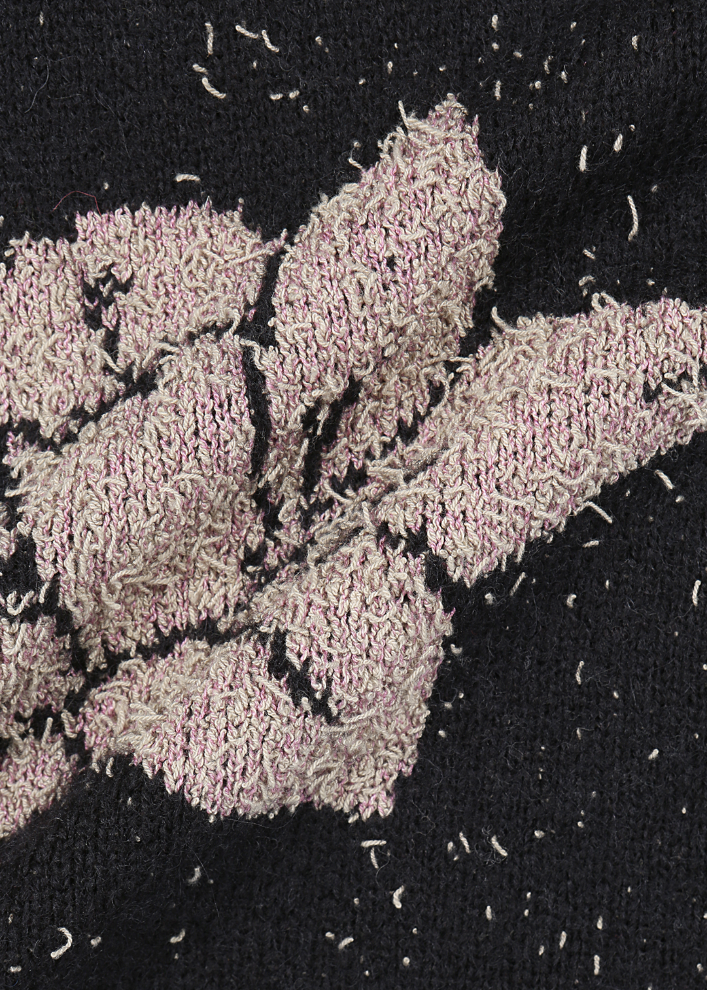 Merino Wool Blended Flower Vest