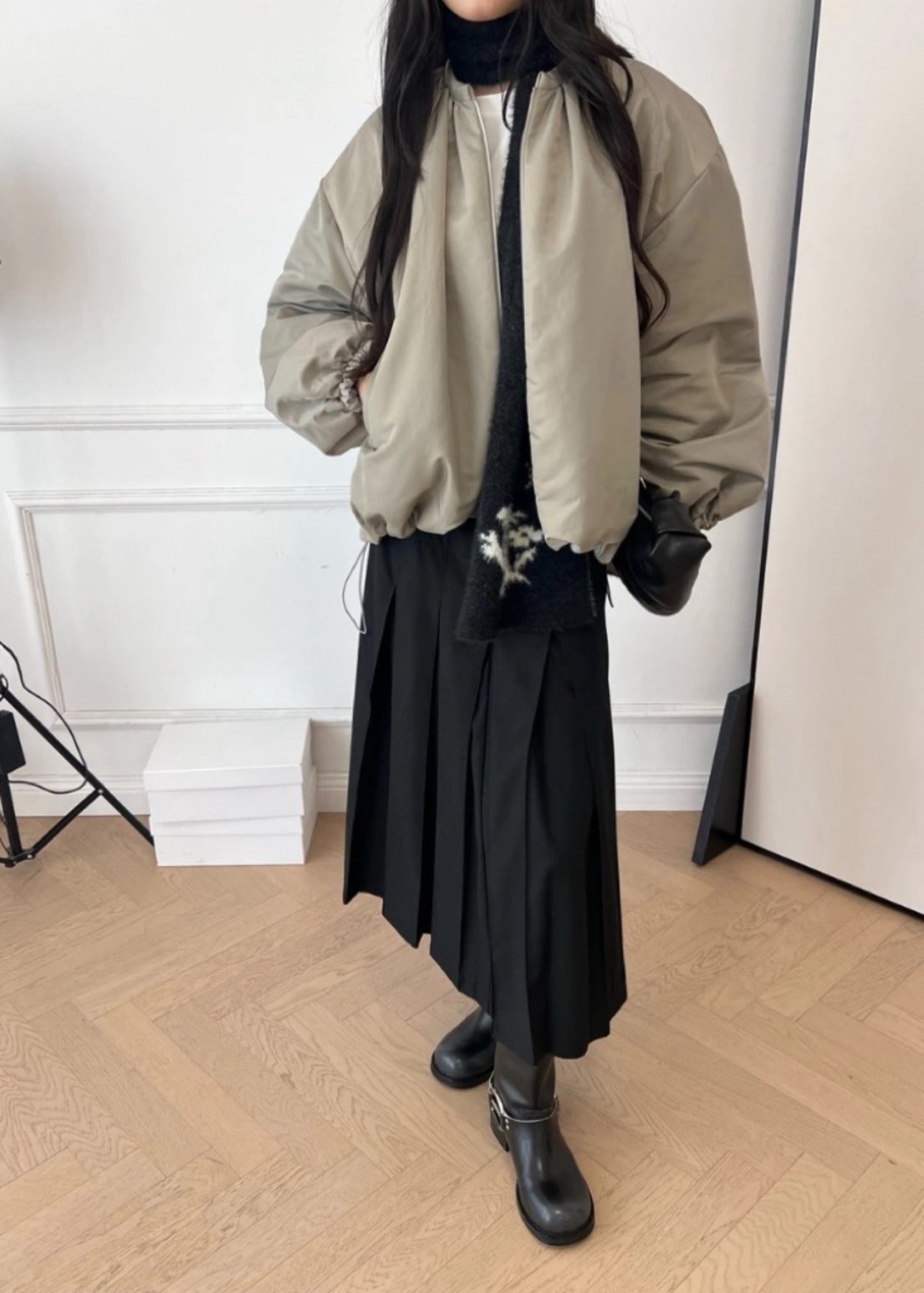 Quilted Reversible Padded Jumper