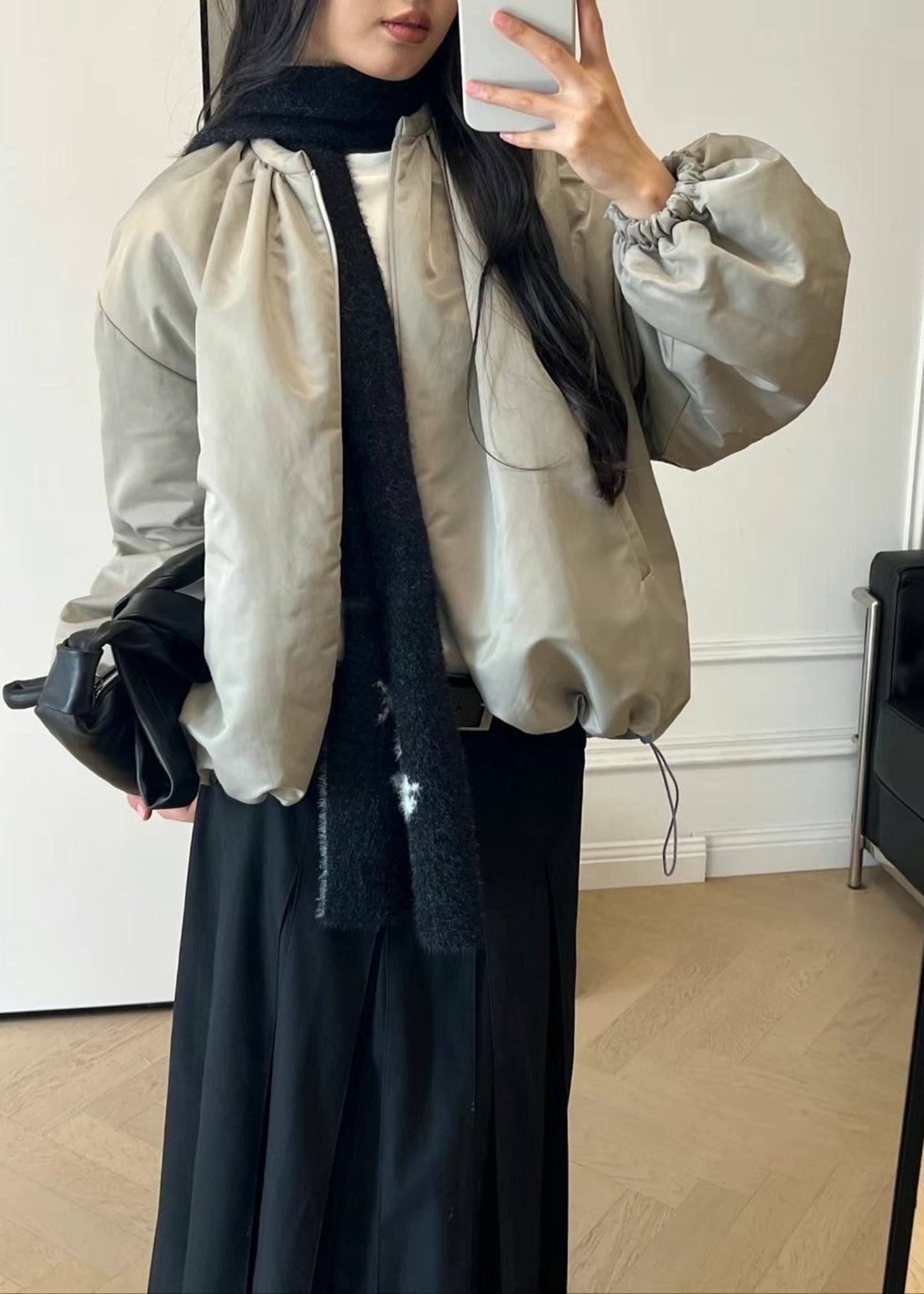 Quilted Reversible Padded Jumper