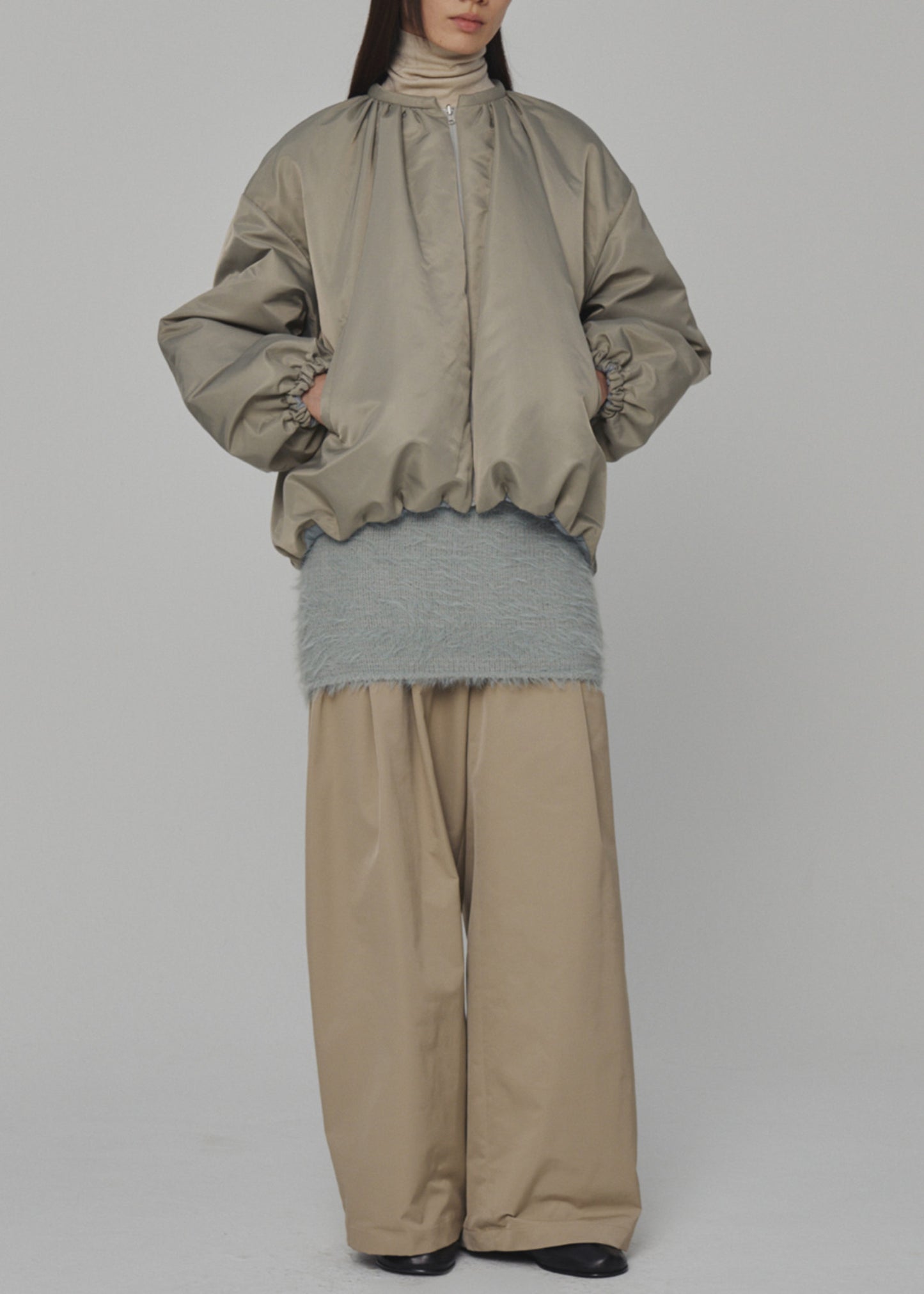 Quilted Reversible Padded Jumper