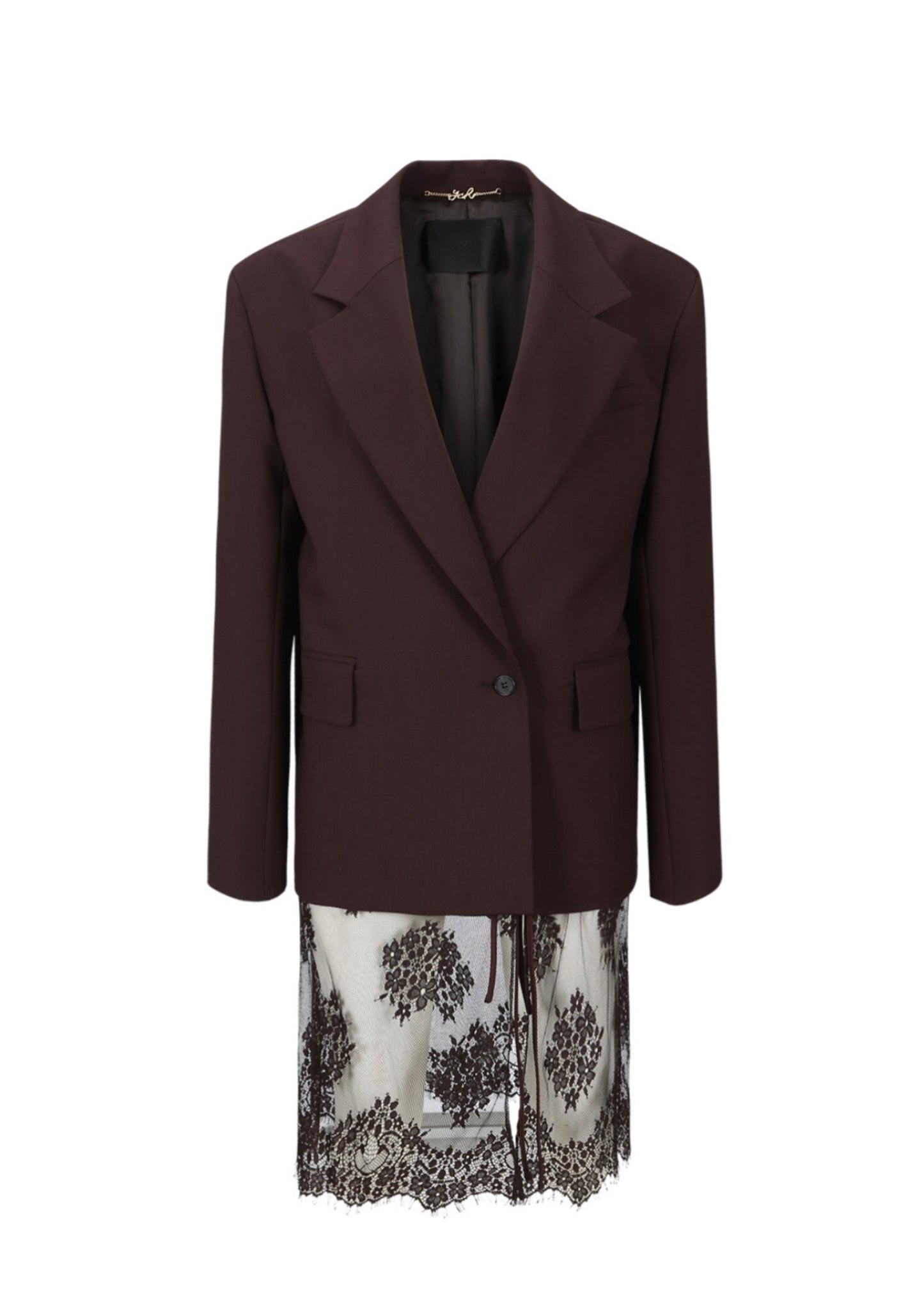 Tailored Jacket With Lace