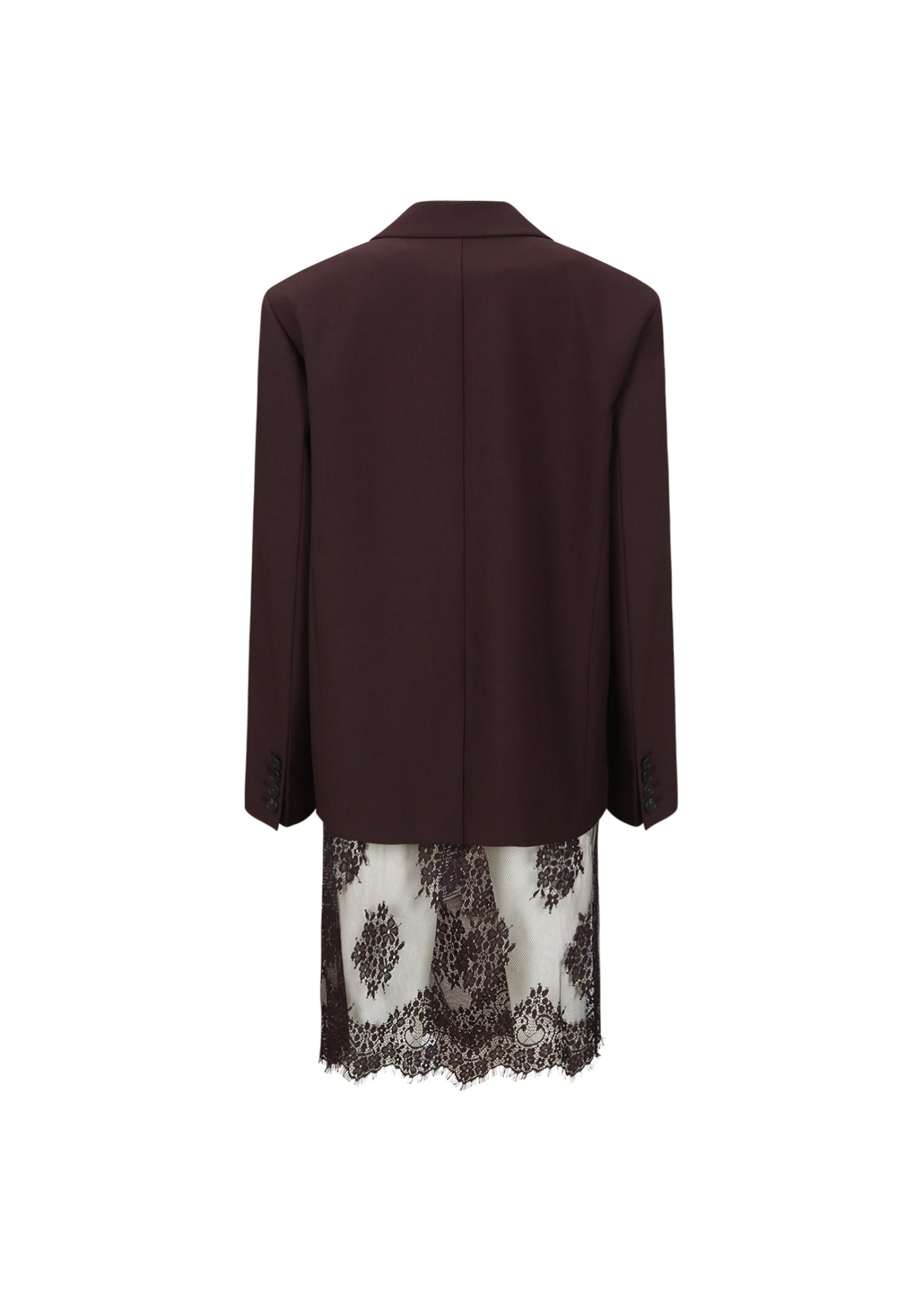 Tailored Jacket With Lace