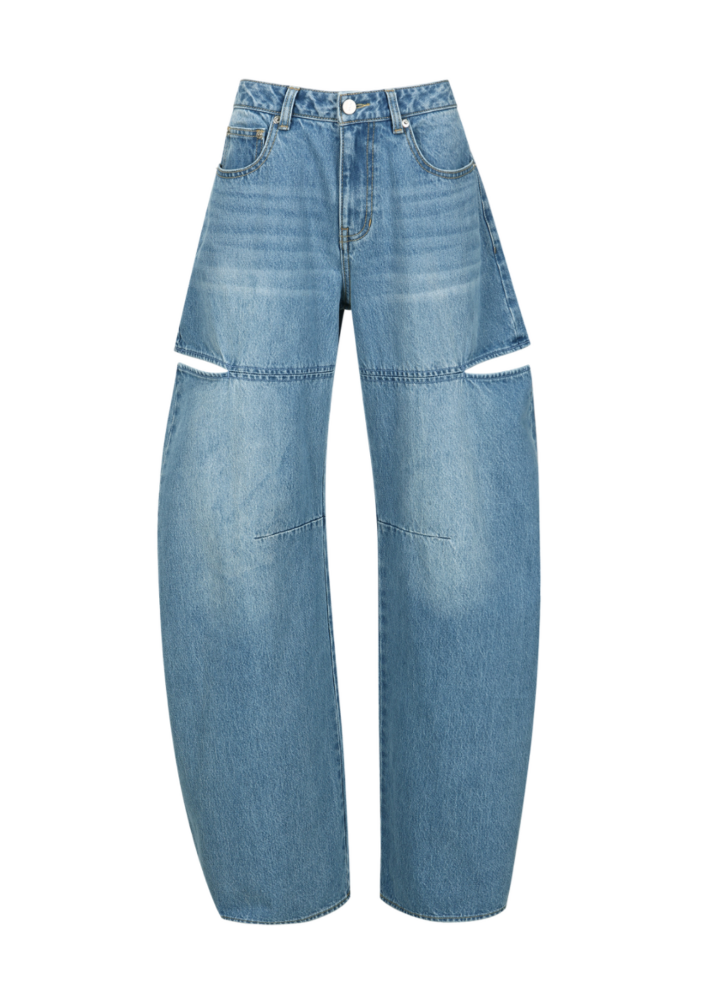 Side Cut Detail Jeans