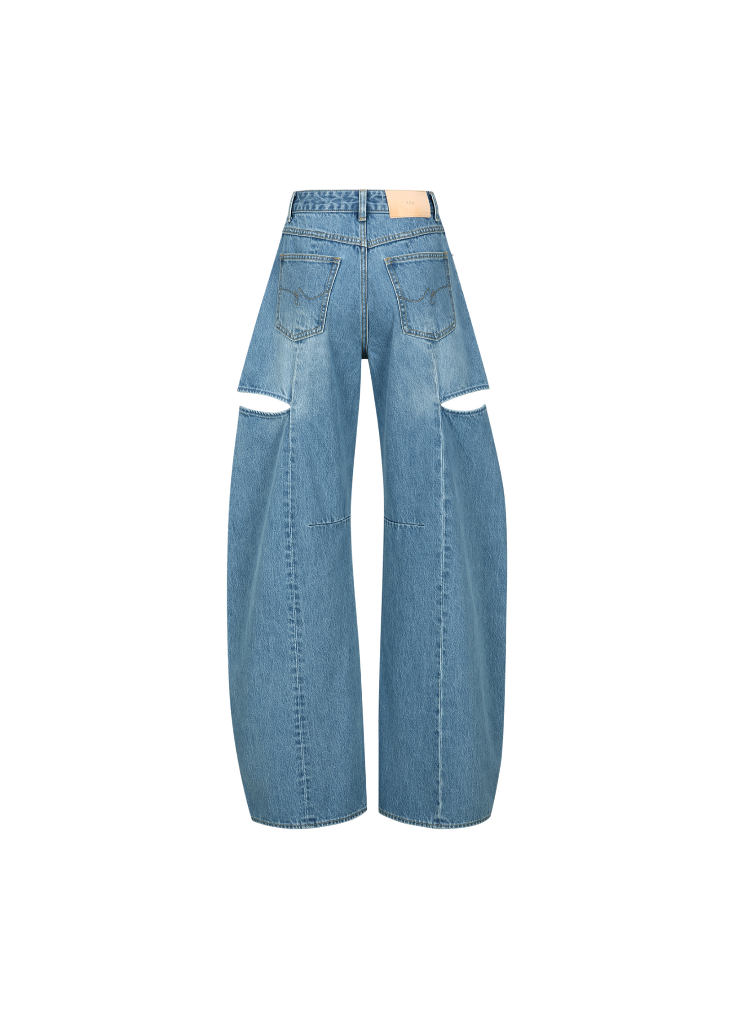 Side Cut Detail Jeans