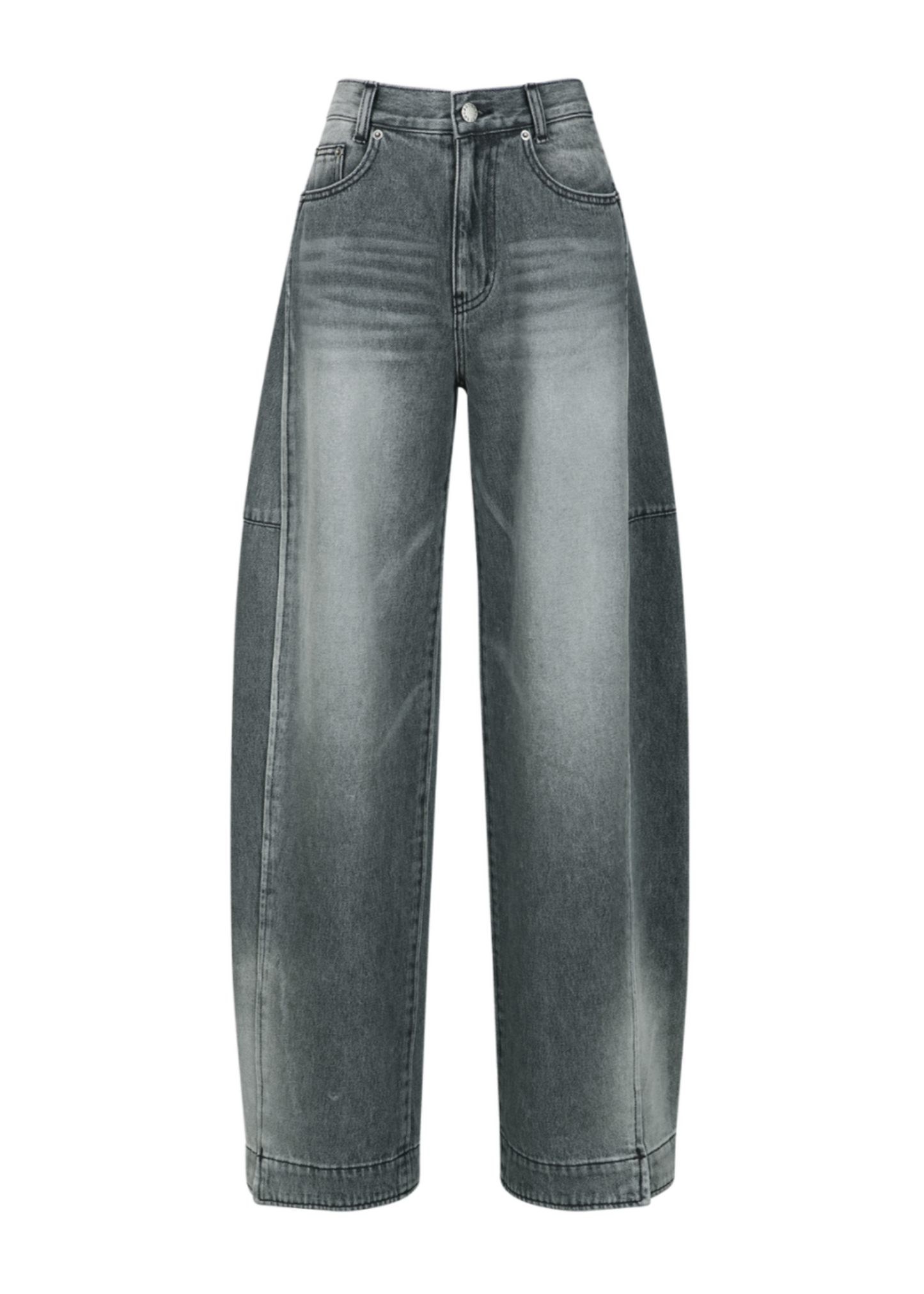 Side Detail Ballon Fit Jeans