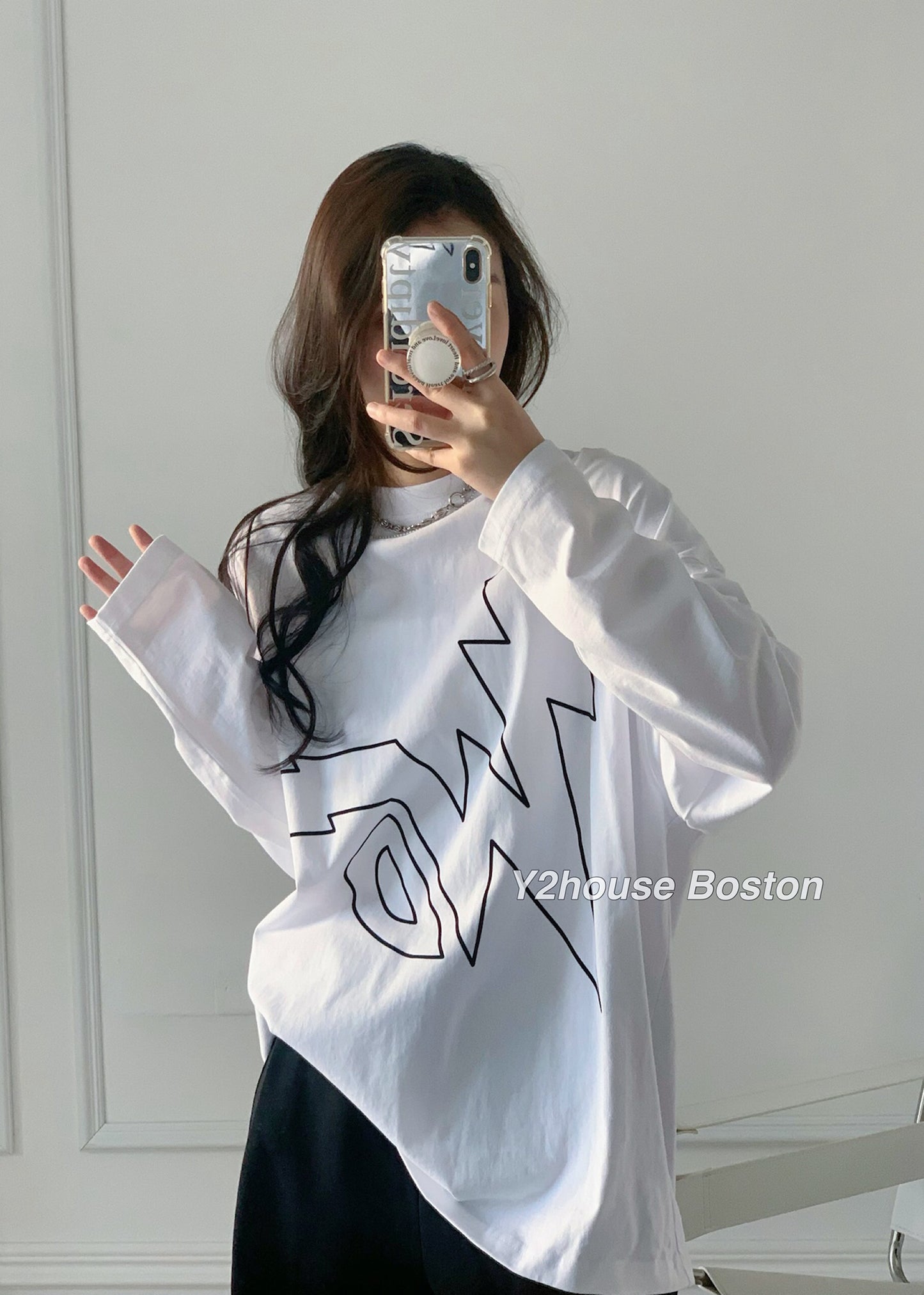 Thunder WD Logo Long-sleeved T-shirt