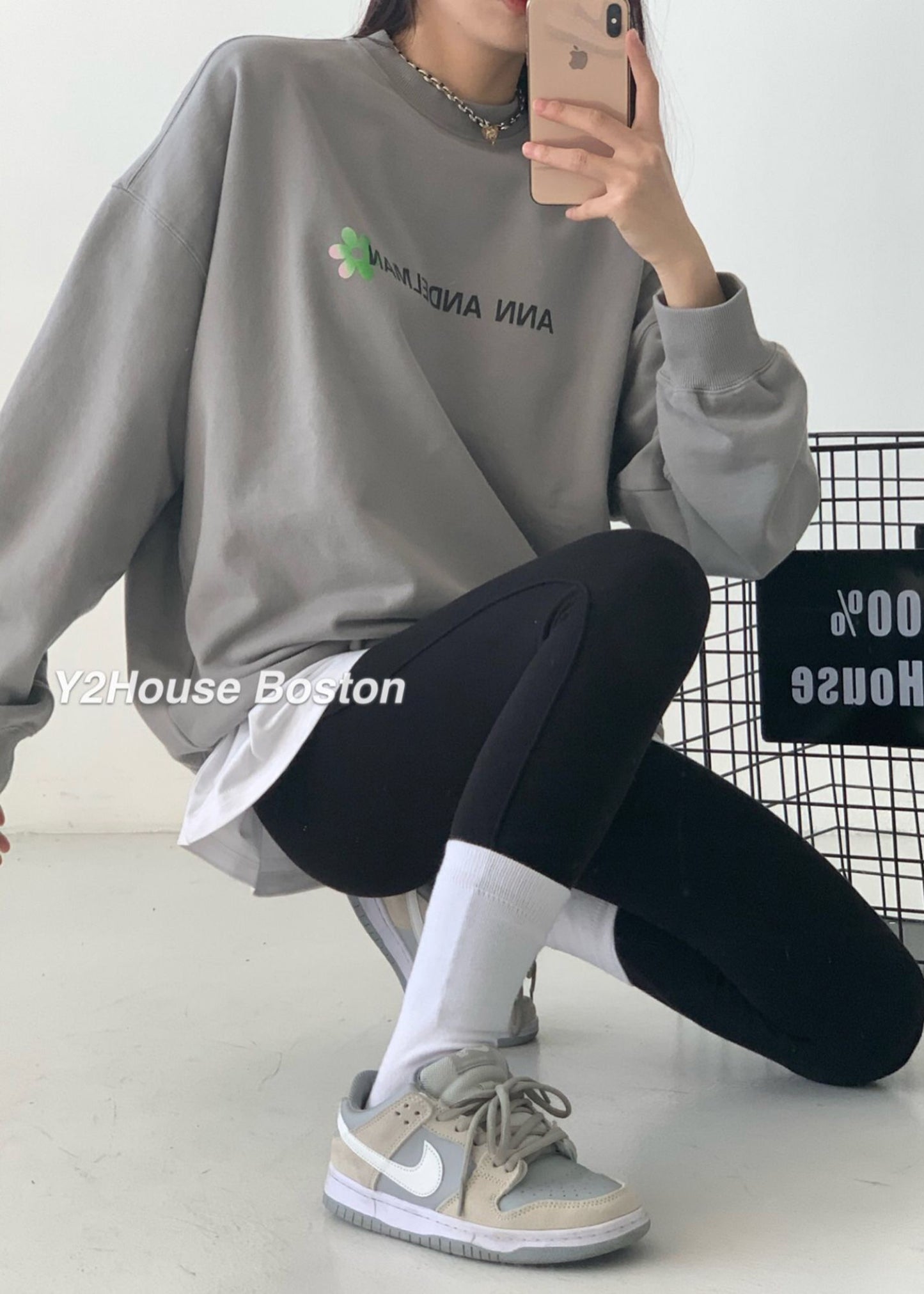 Grey Logo Sweatshirt