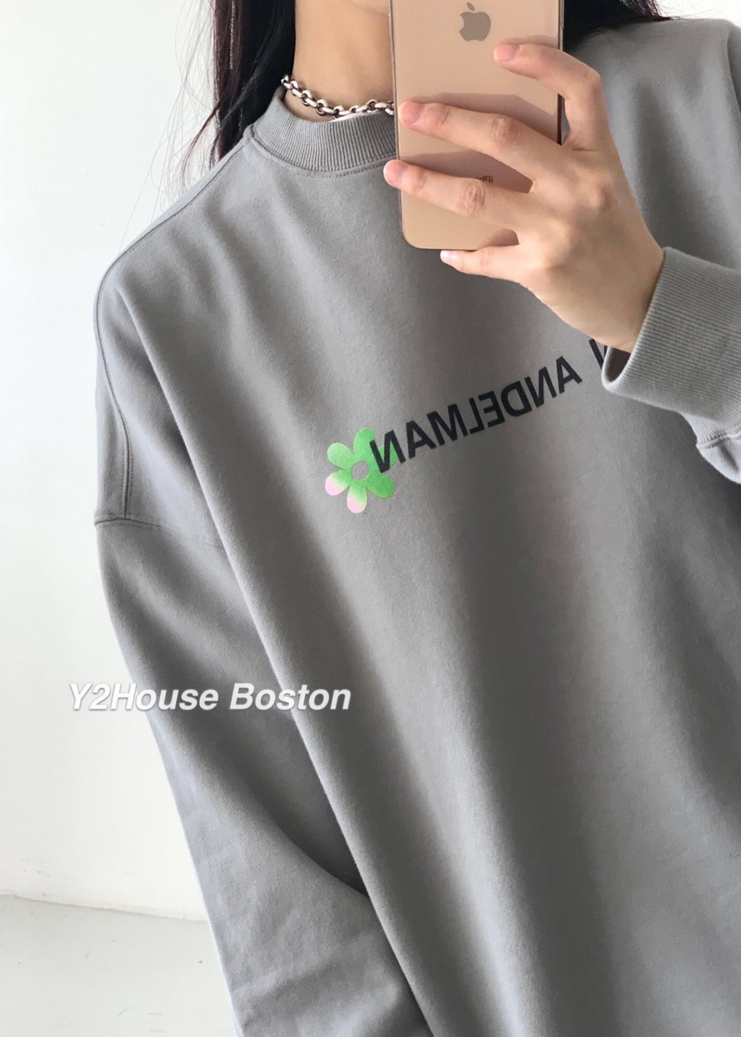 Grey Logo Sweatshirt