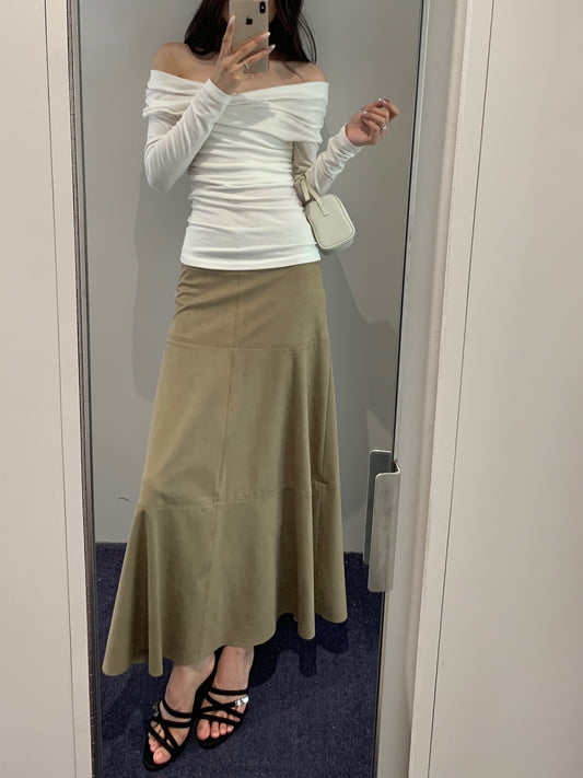 Wrapped Long-sleeved Top