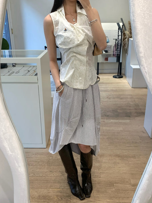 Striped Aerodrome Skirt