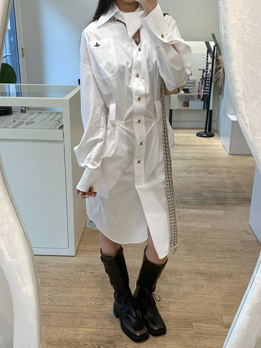 Drunken Shirt Dress