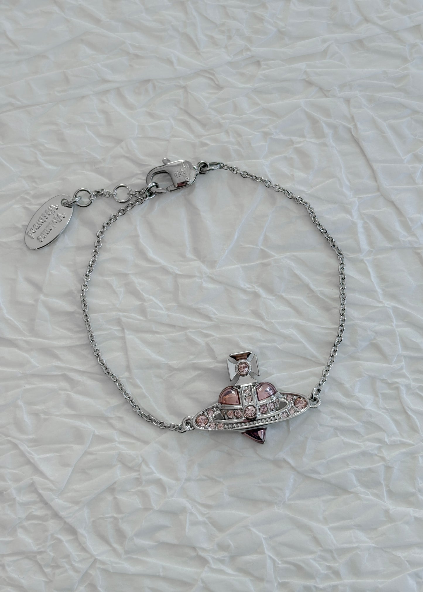 New Diamante Heart Bracelet