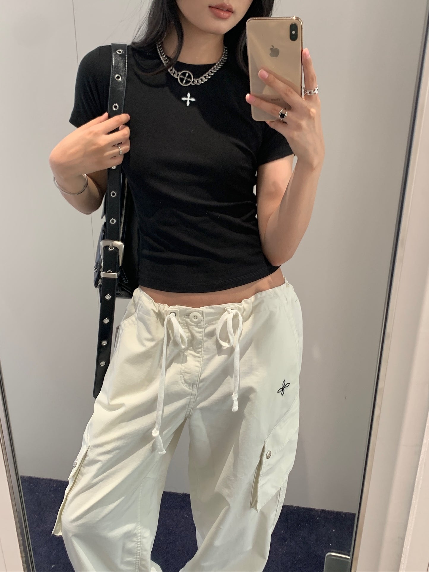 Compass Cross Badge Waist Tee
