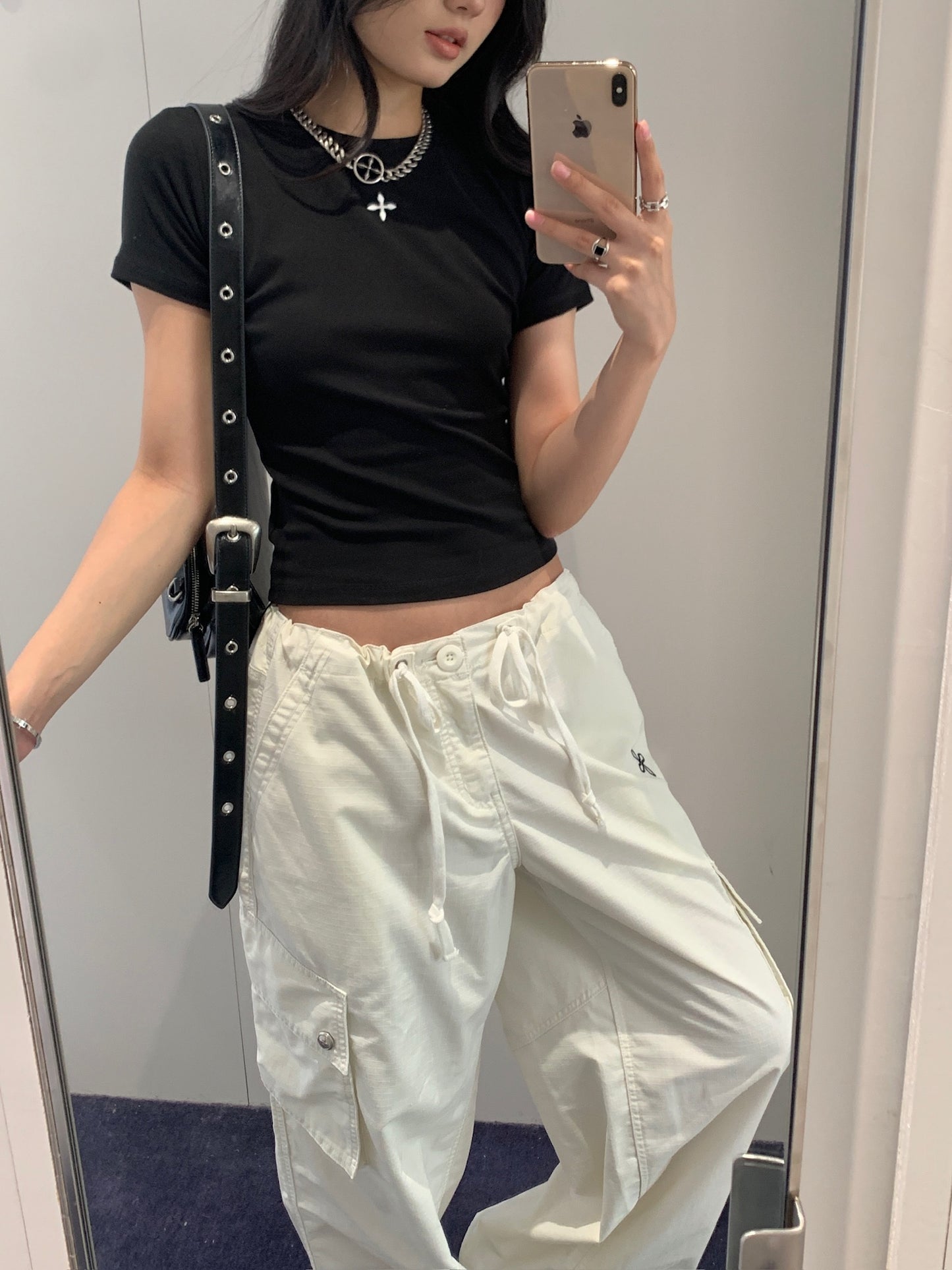 Compass Cross Badge Waist Tee