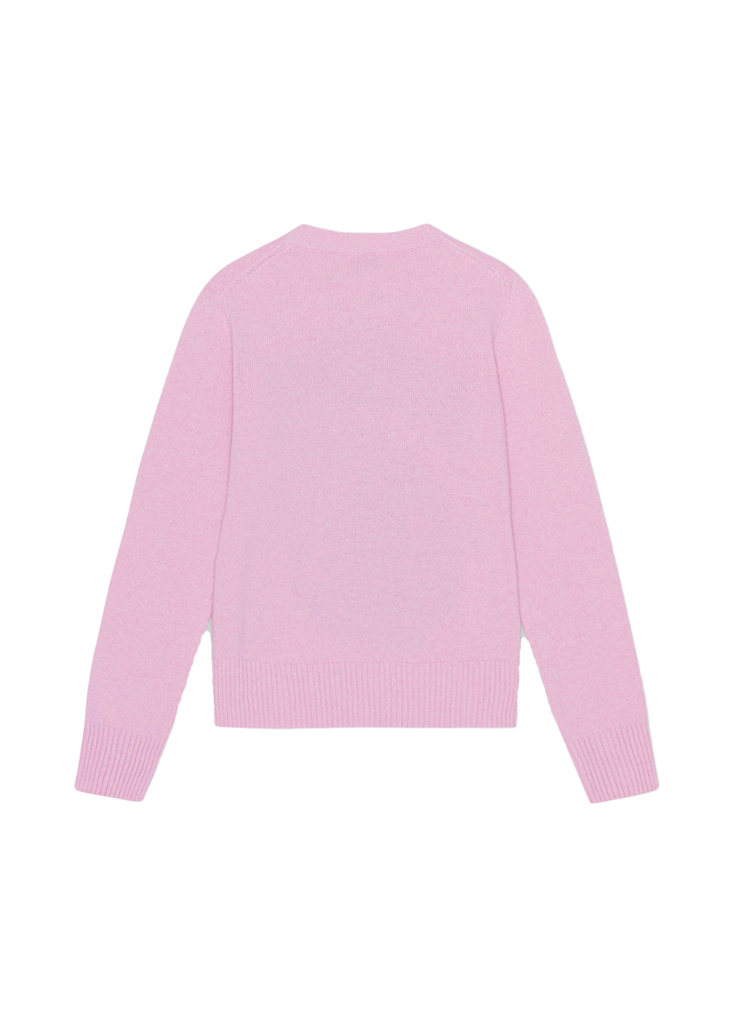 Graphic O-neck Peach Pullover