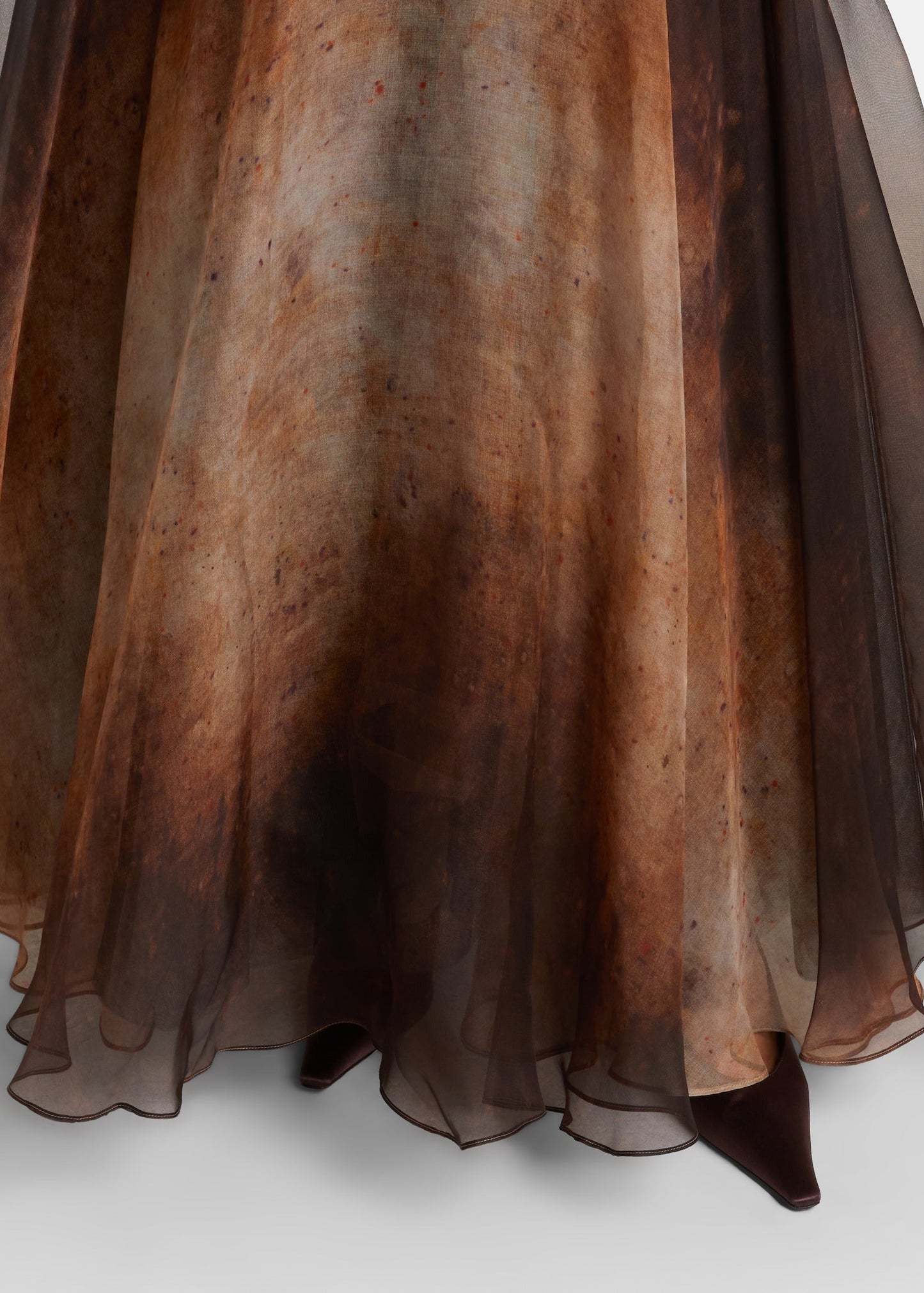 Chichi Silk Bustier Gown