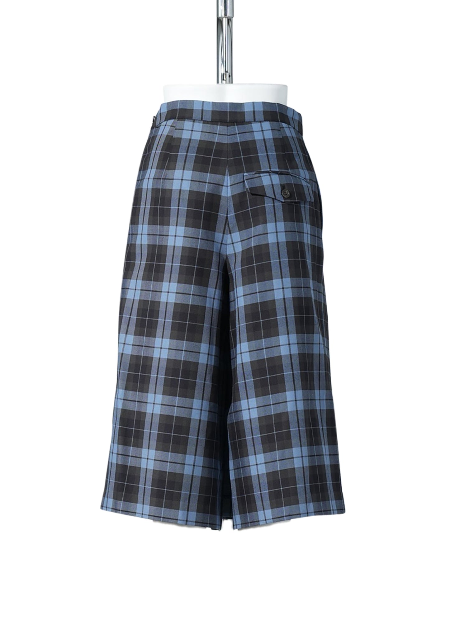 Check Front Pleated Skorts