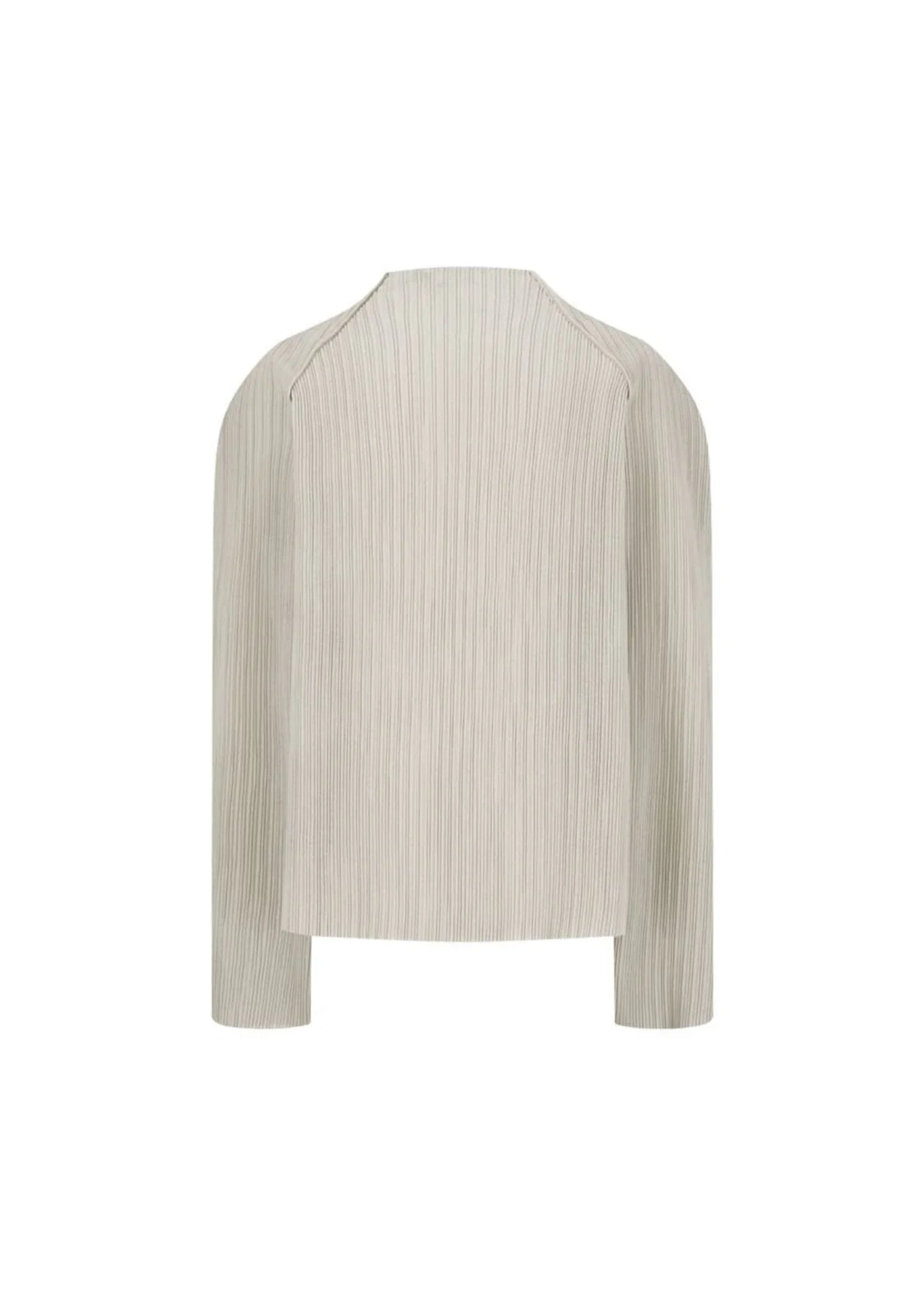 Pleats Zip Up Jumper