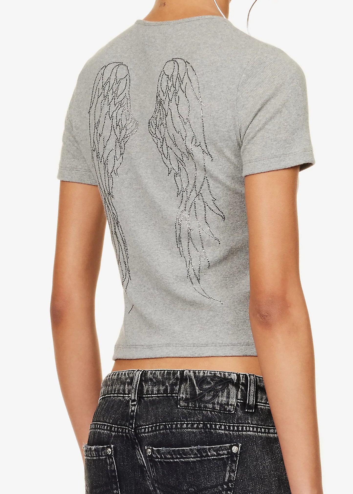 Wingback Rhinestone T-shirt