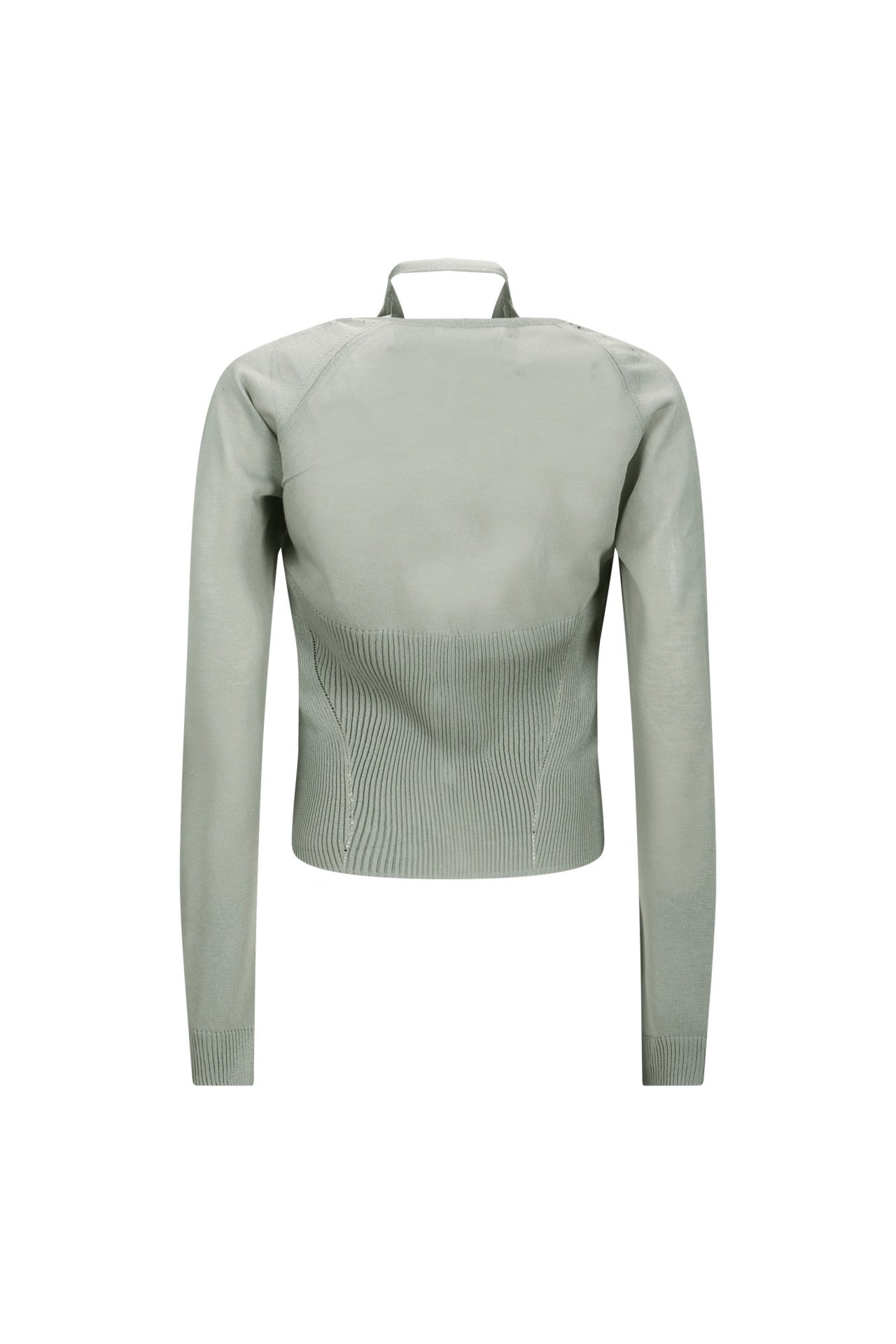 Halter Layered Knit Top