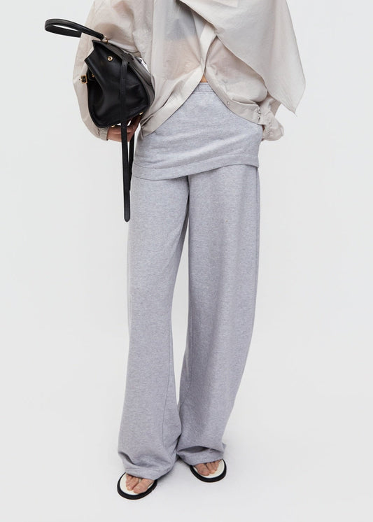 Asymmetrical Skirt Sweatpants