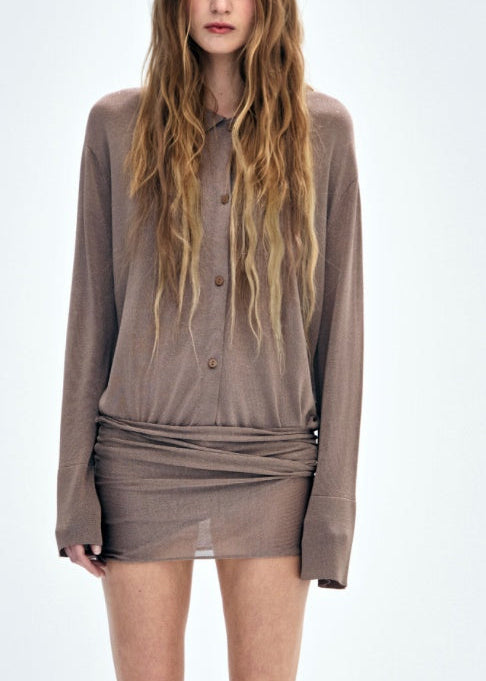 Solin Shirt Mini Dress